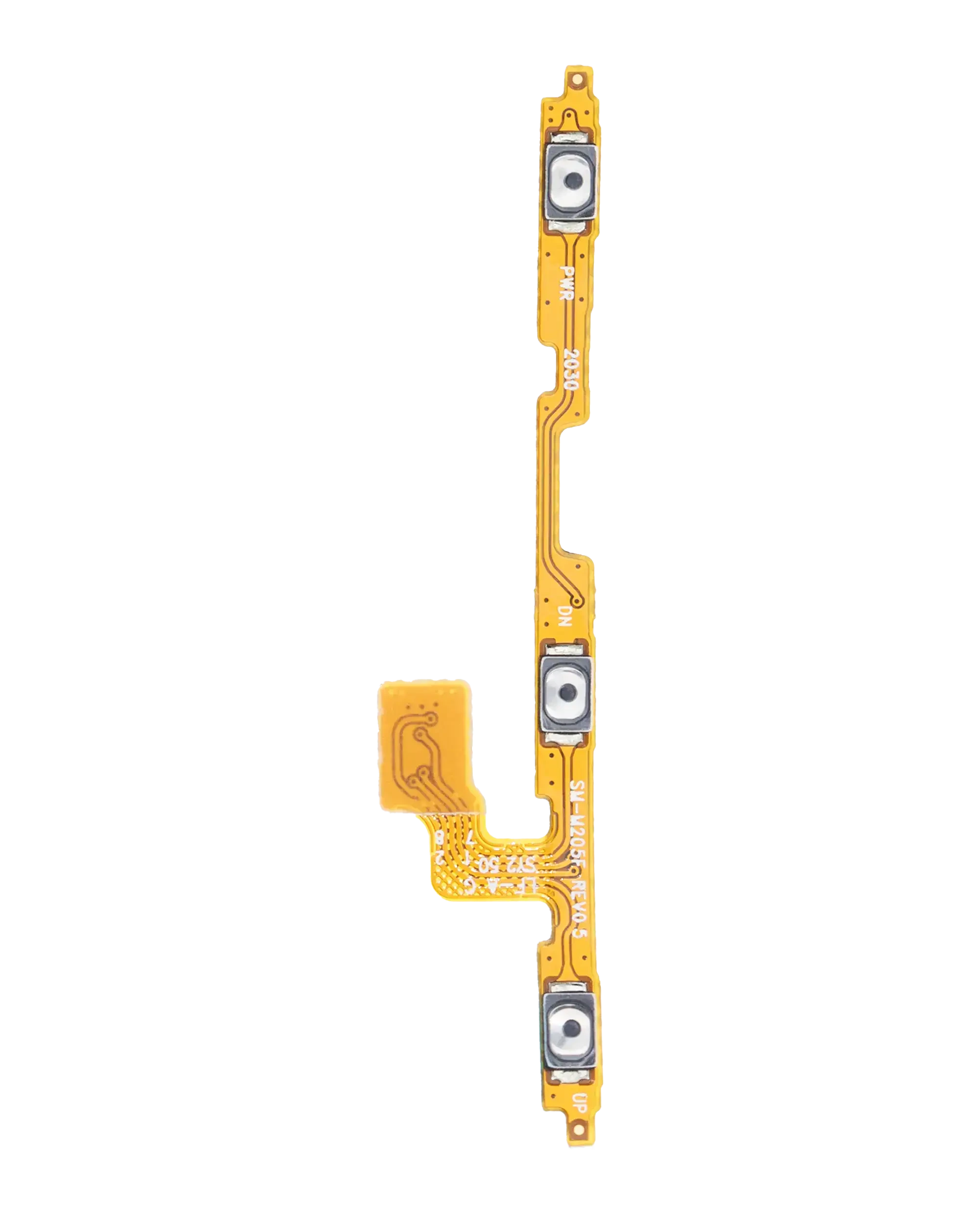 Power e Flat tasti volume per Samsung Galaxy A10 (A105 / 2019) / M20 (M205F / 2019) / A10e (A102 / 2019) / A20e (A202 / 2019)