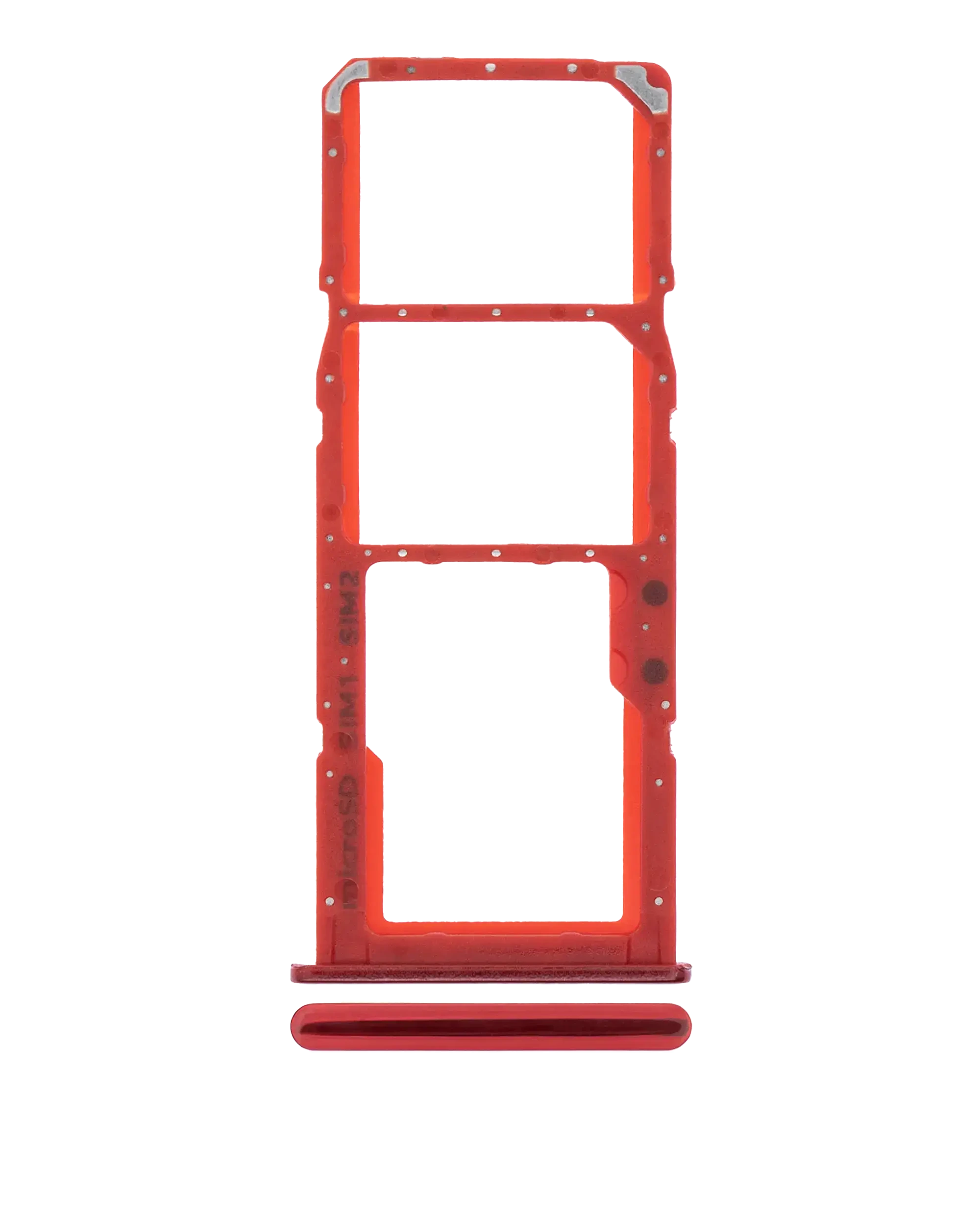 Carrellino doppia SIM per Samsung Galaxy A20 (A205 / 2019) / A30 (A305 / 2019) / A50 (A505 / 2019) (Coral Arancione)