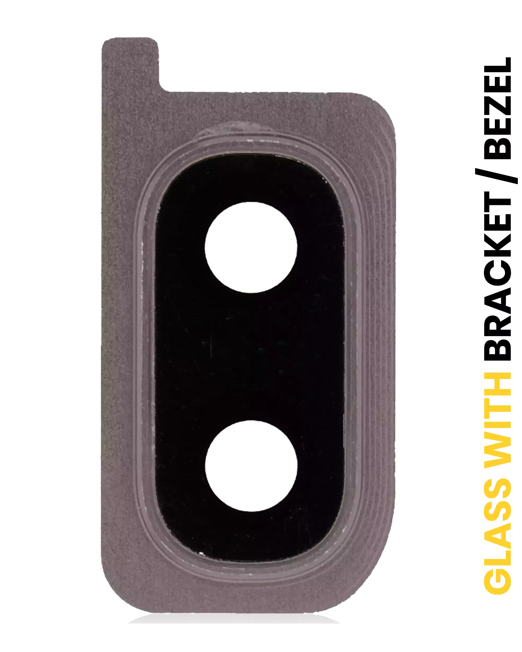 Lente fotocamera posteriore con staffa / Cornice per Samsung Galaxy A20 (A205 / 2019) (Coral Arancione)