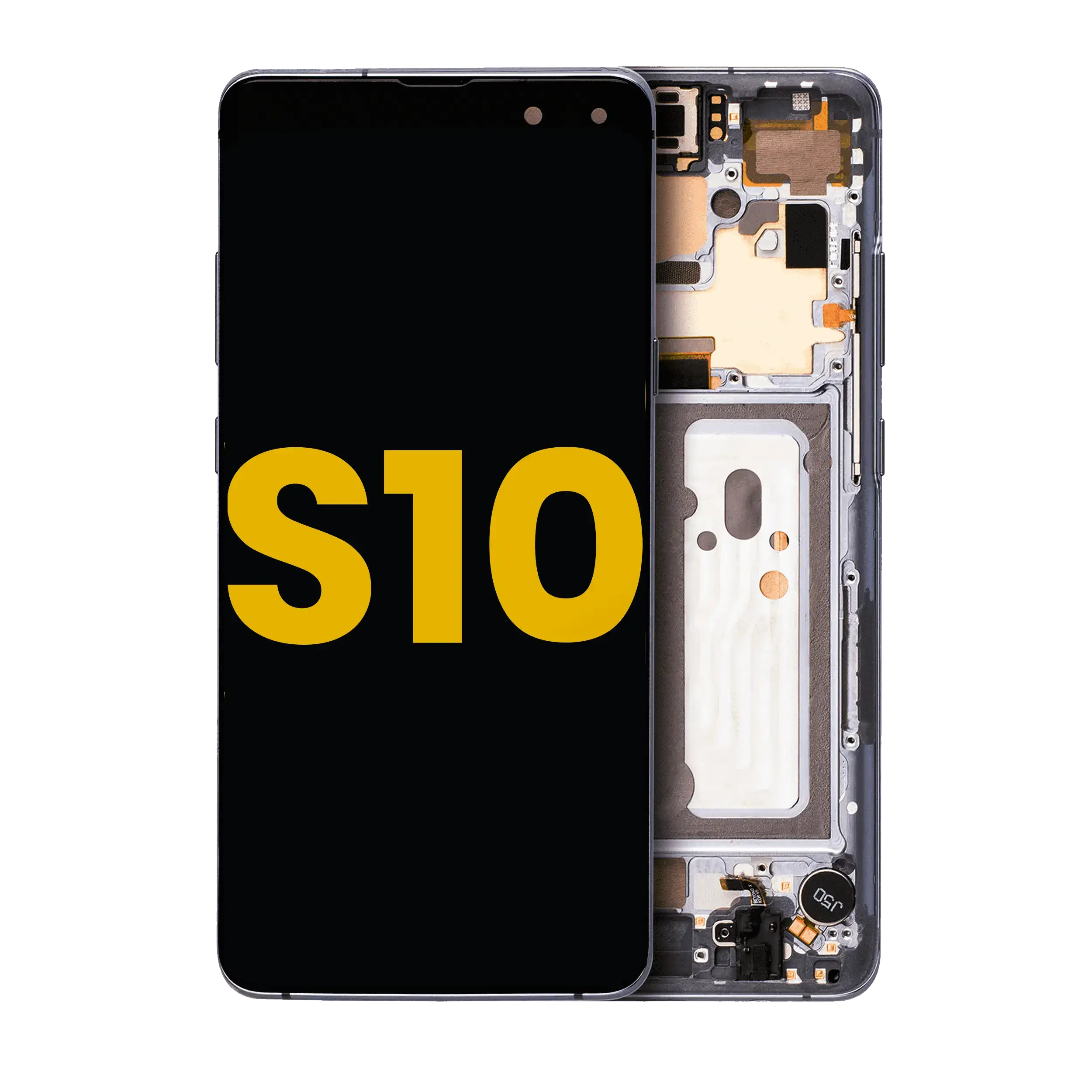 Display OLED completo con Frame per Samsung Galaxy S10 5G (Refurbished) (Majestic Nero)