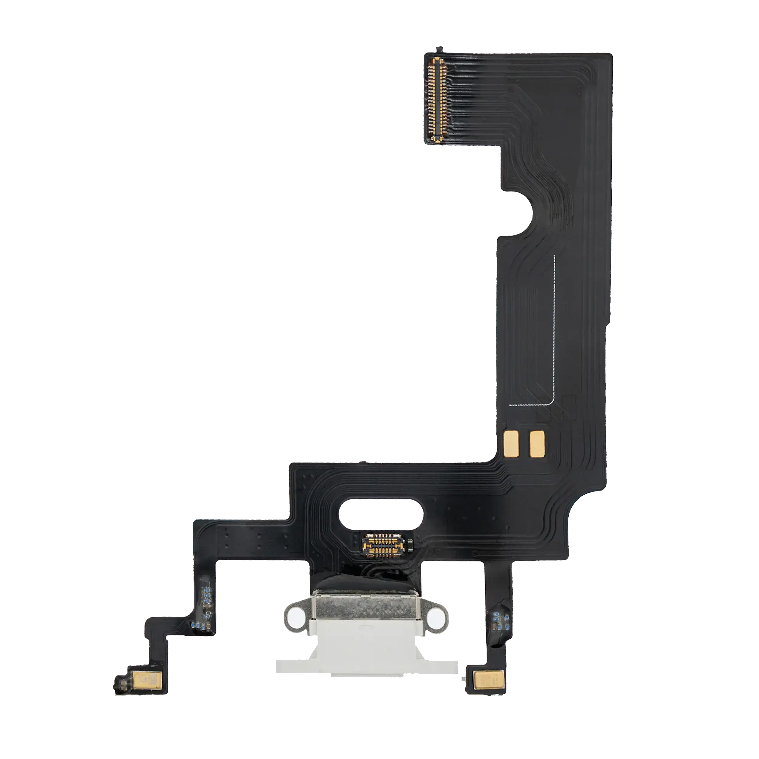 Flat connettore di ricarica per iPhone XR (Aftermarket) (Bianco)