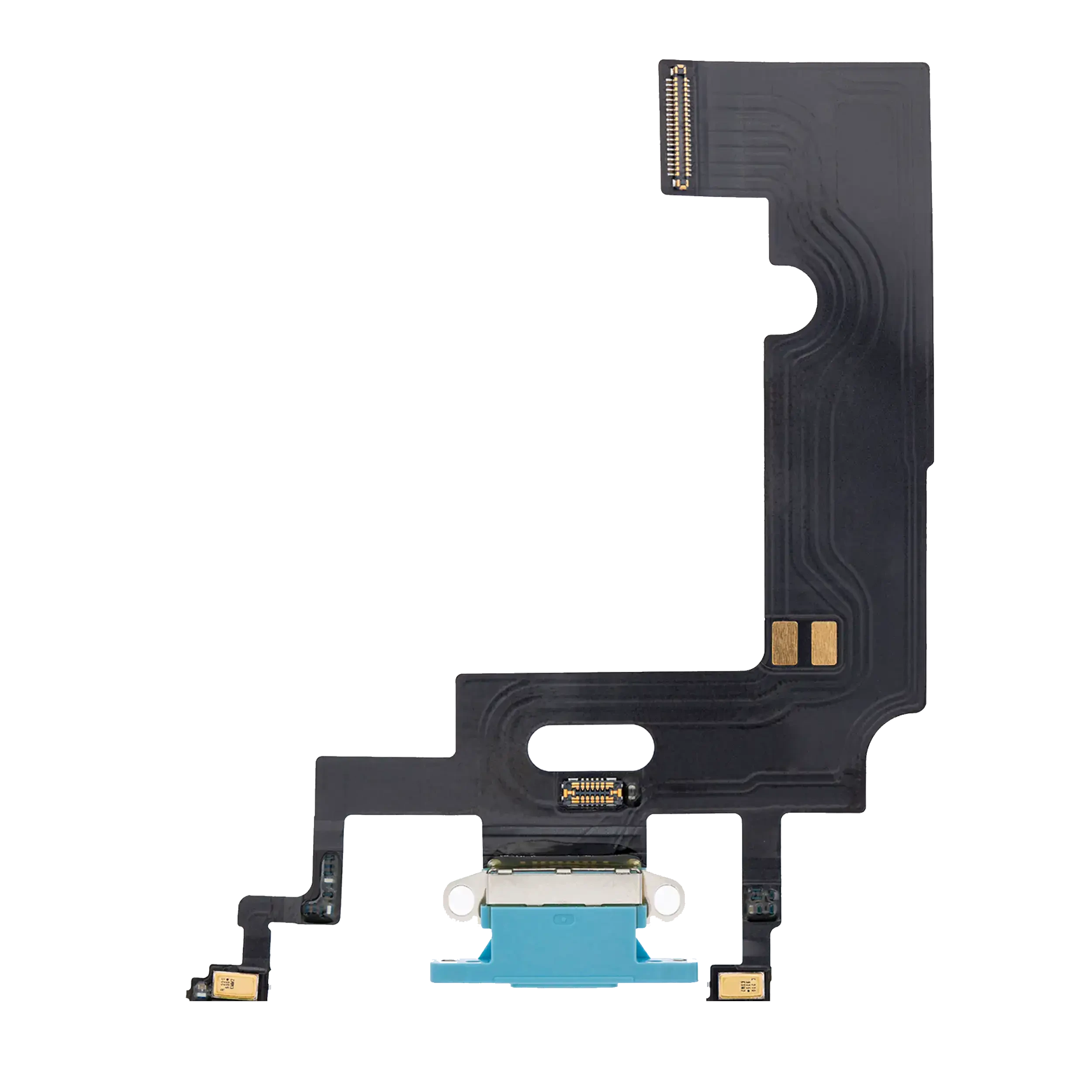 Flat connettore di ricarica per iPhone XR (Aftermarket) (Blu)