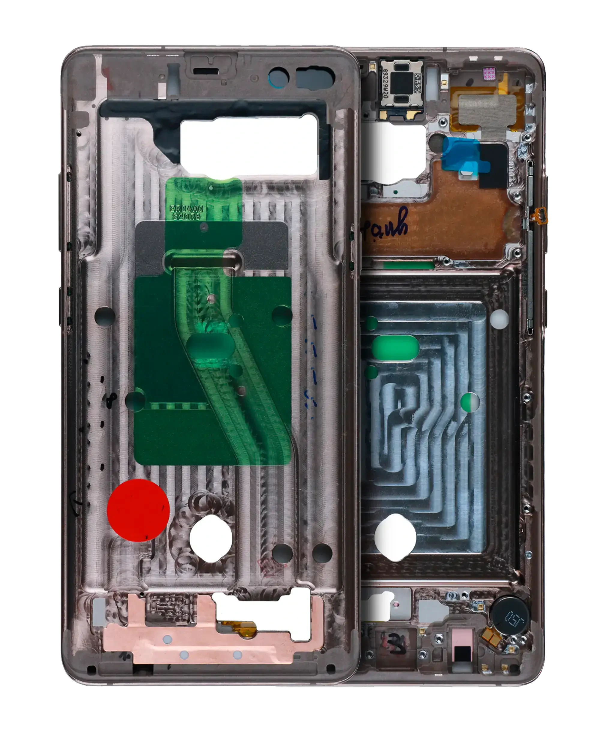 Frame centrale per Samsung Galaxy S10 5G (con minuteria) (Royal Oro)