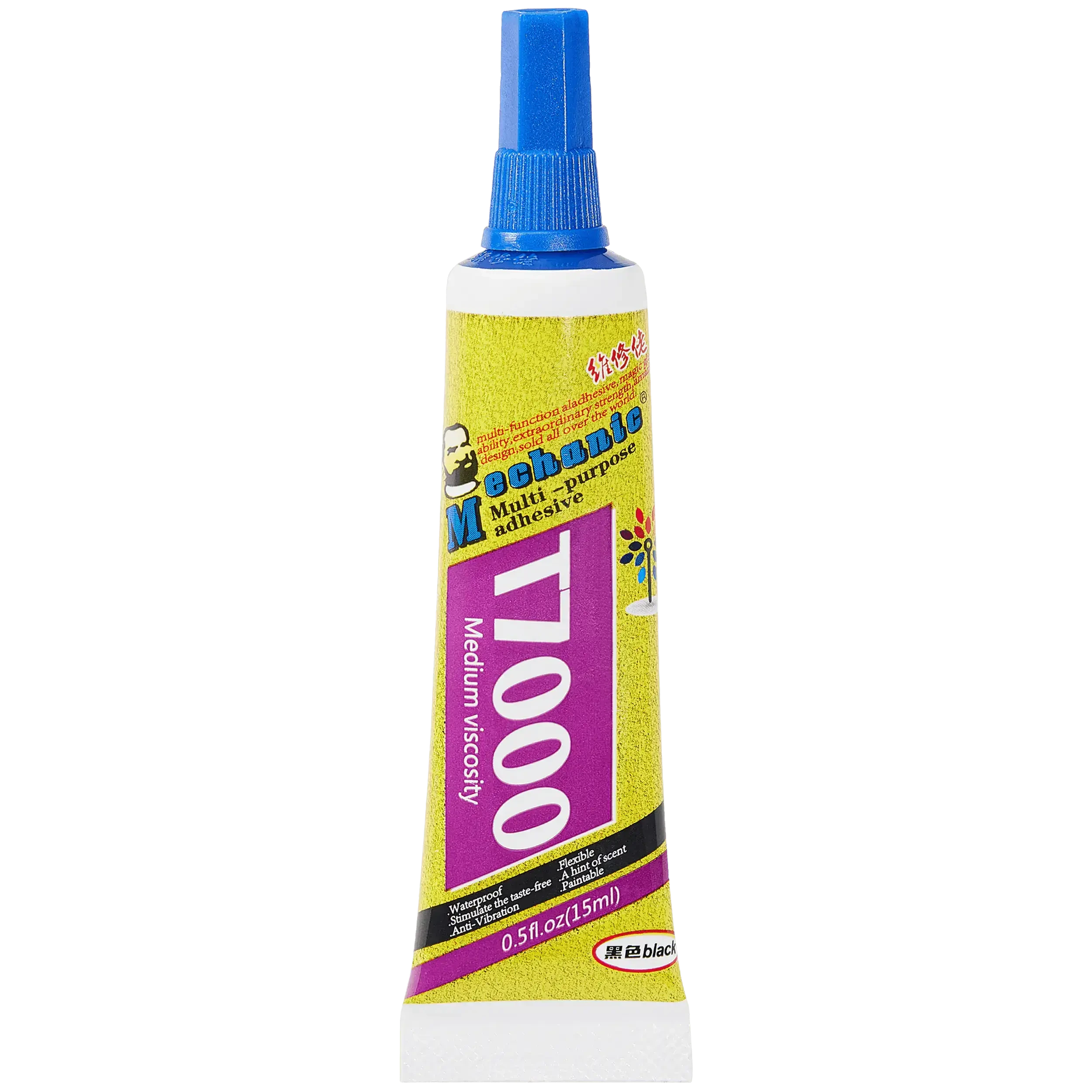 Multi-Purpose Glue Adesivo T7000 15ml (Mechanic) (Nero)