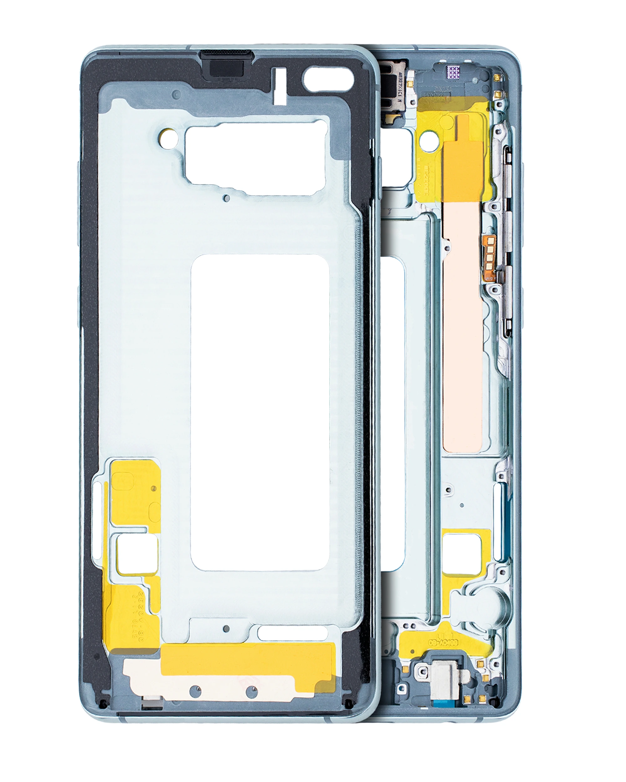 Frame centrale per Samsung Galaxy S10 Plus (con minuteria) (Prism Verde)