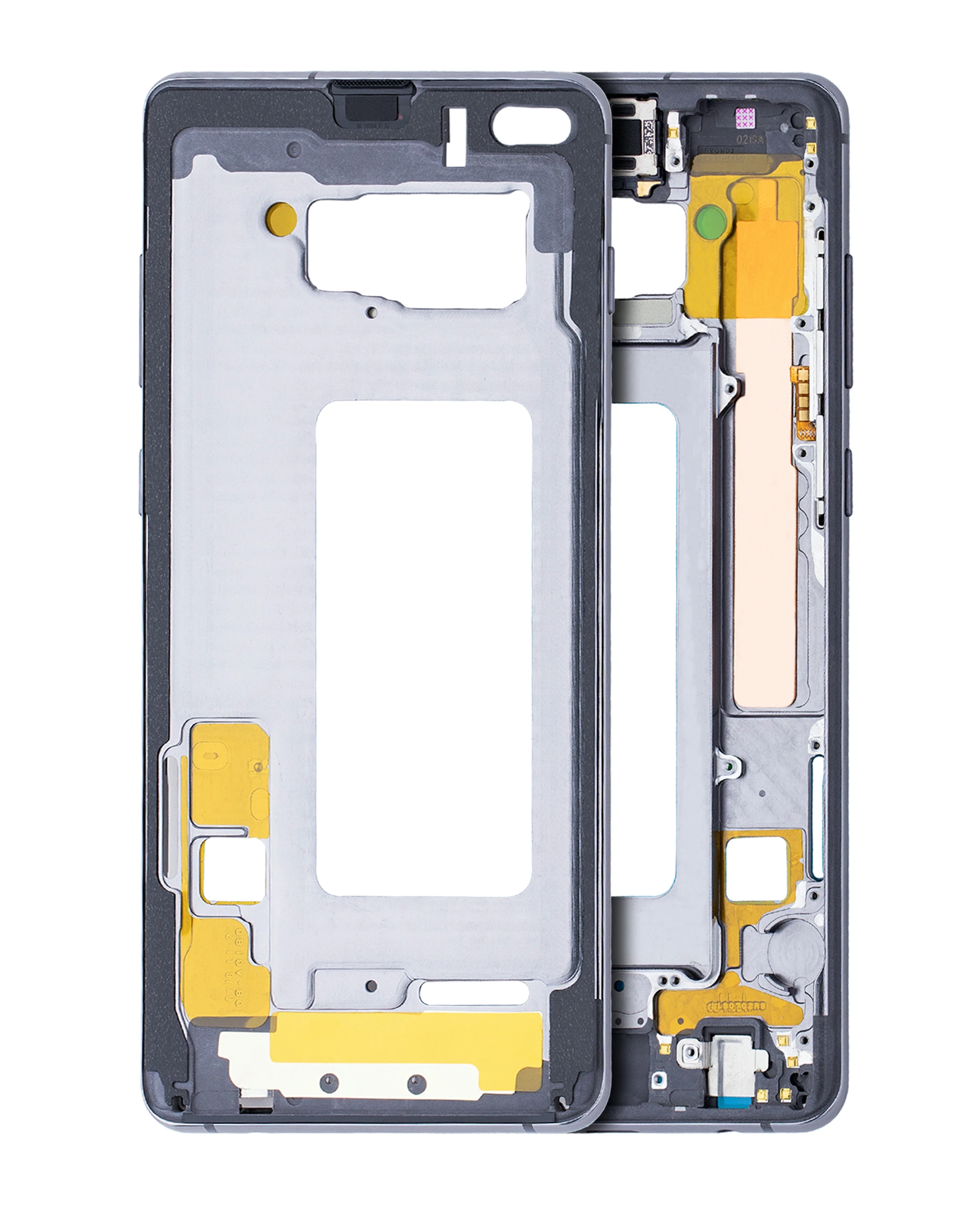 Frame centrale per Samsung Galaxy S10 Plus (con minuteria) (Prism Nero)