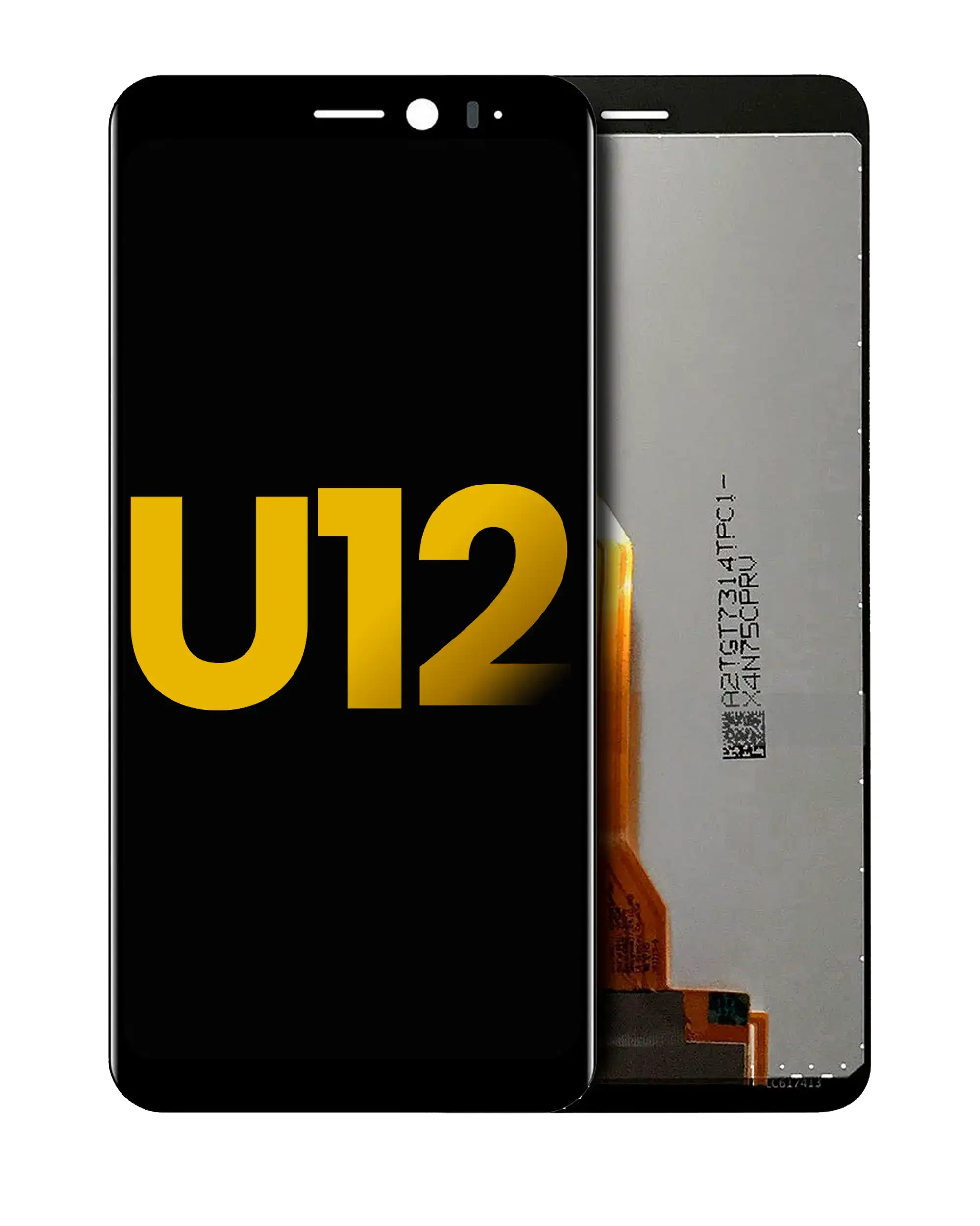 Display LCD completo senza Frame per HTC U12 (Refurbished) (Nero)