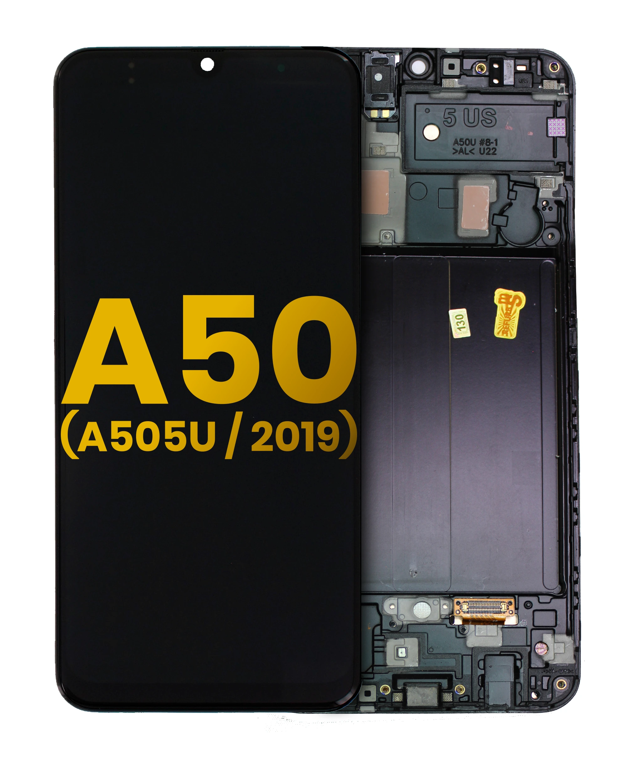 Display OLED completo con Frame per Samsung Galaxy A50 (A505U / 2019) (Refurbished) (tutti i colori)