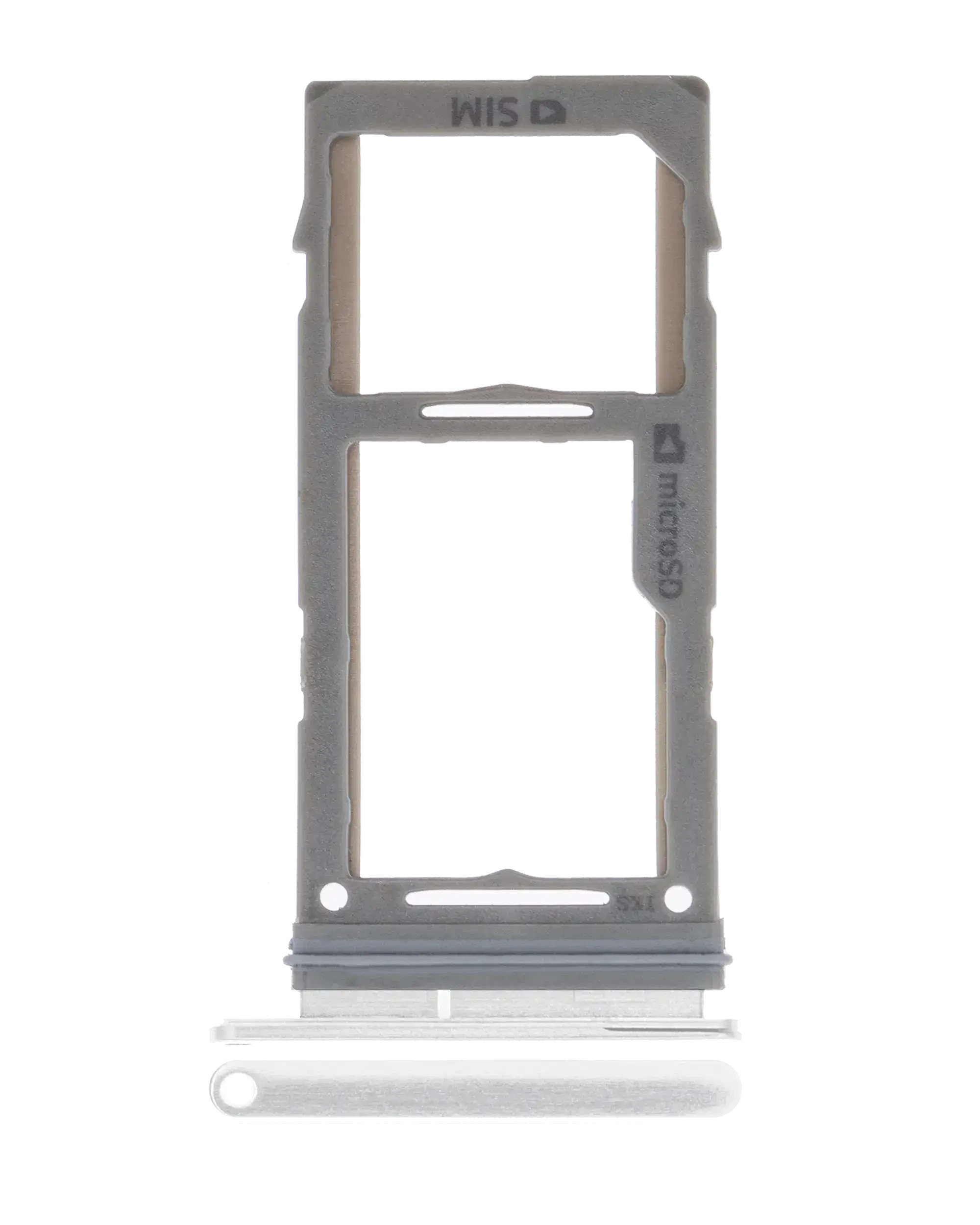 Carrellino SIM singola per Samsung Galaxy S10 / S10 Plus / S10E (Prism Bianco)