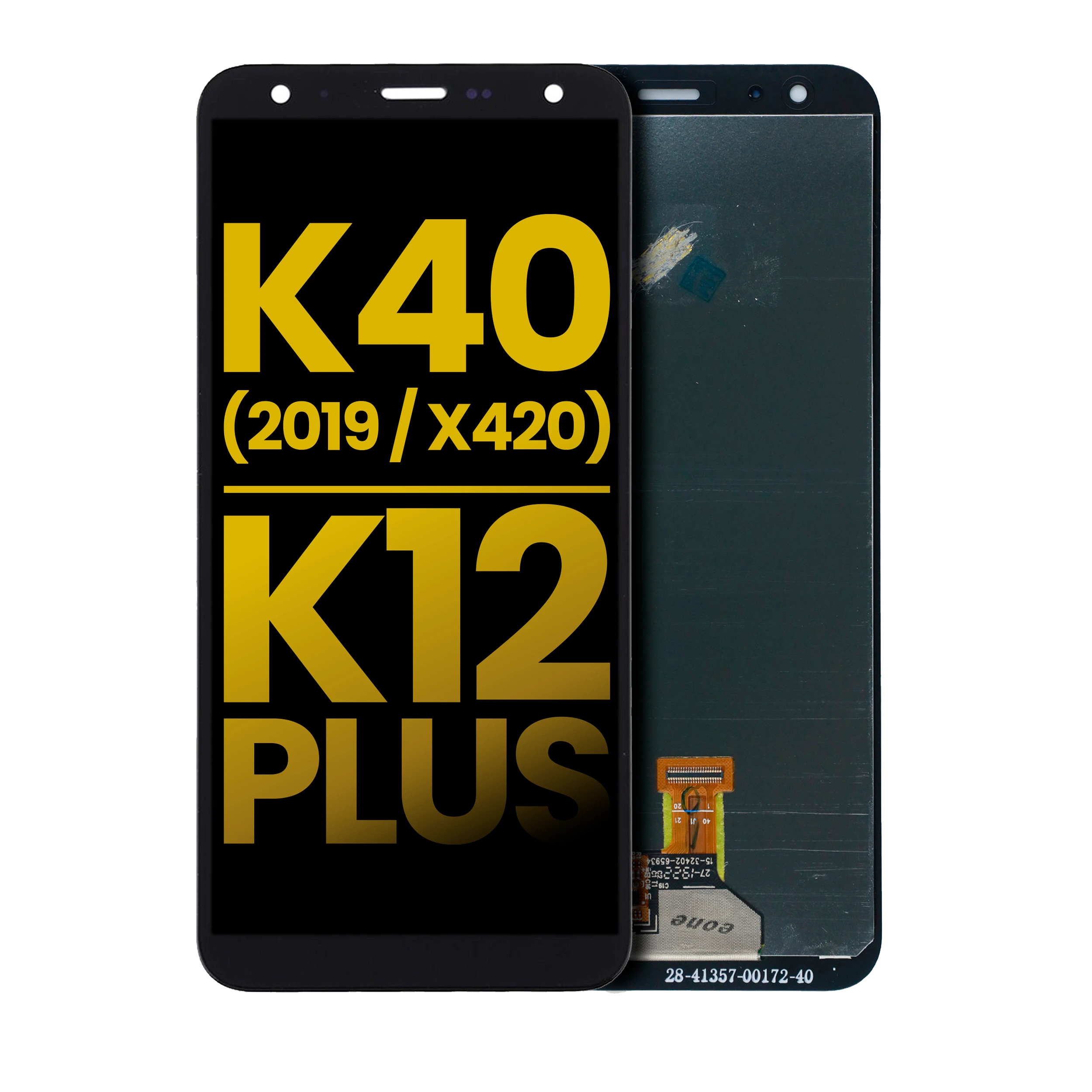 Display LCD completo senza Frame per LG K40 (2019 / X420) / K12 Plus (Refurbished) (tutti i colori)