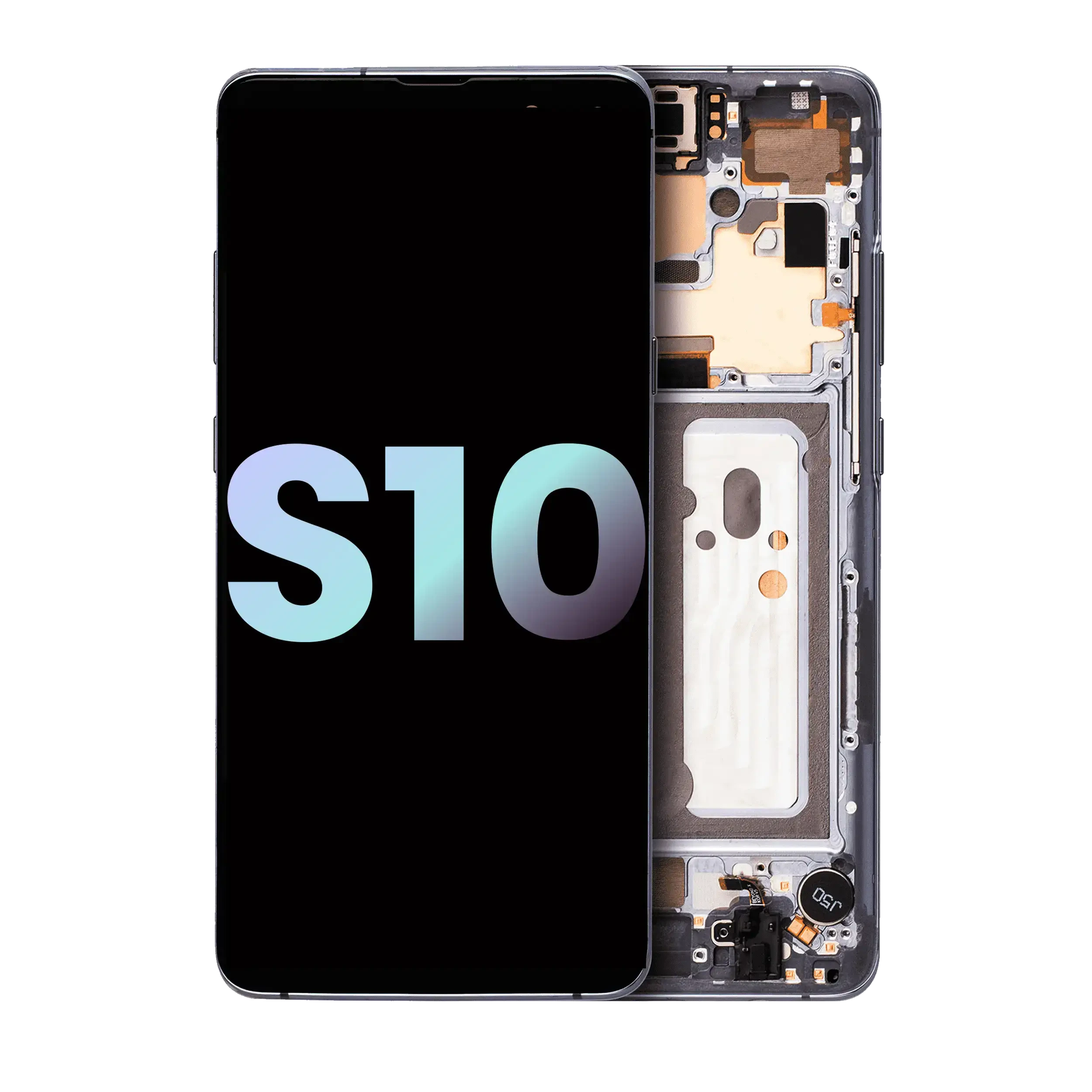 Display OLED completo con Frame per Samsung Galaxy S10 5G (Service Pack) (Majestic Nero)