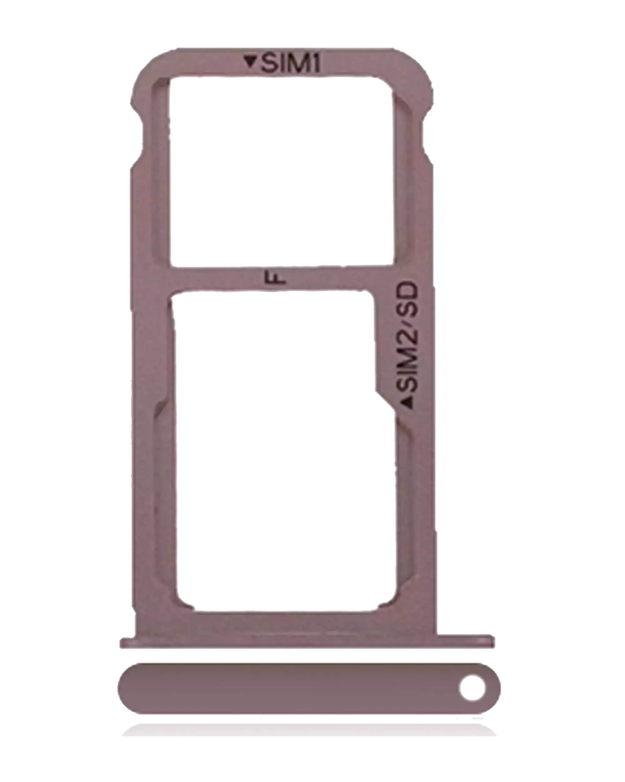 Carrellino SIM per Huawei P9 (Oro rosa / Rosso)