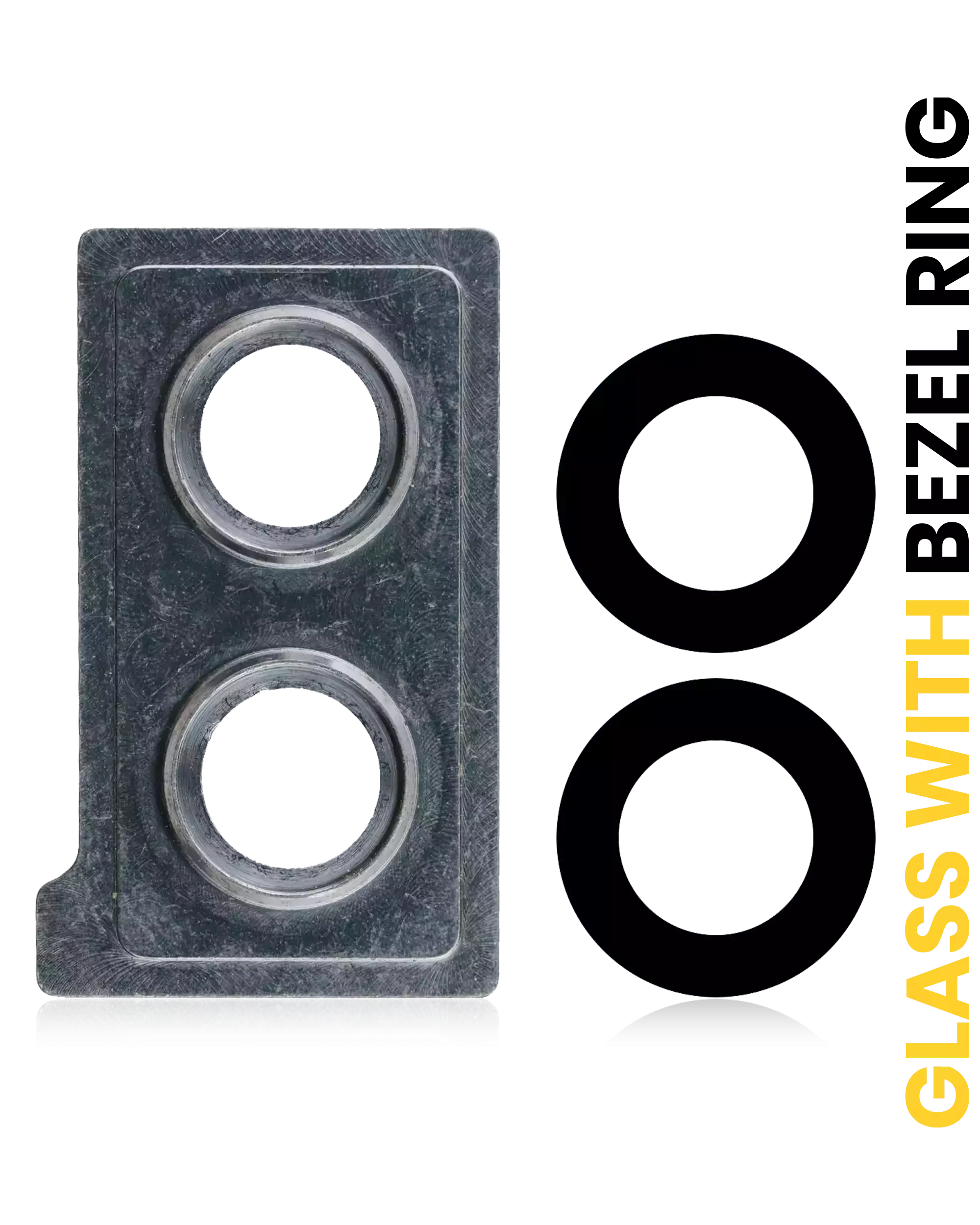 Lente fotocamera posteriore con Cornice Ring per Huawei Mate 10 (Mocha Brown)
