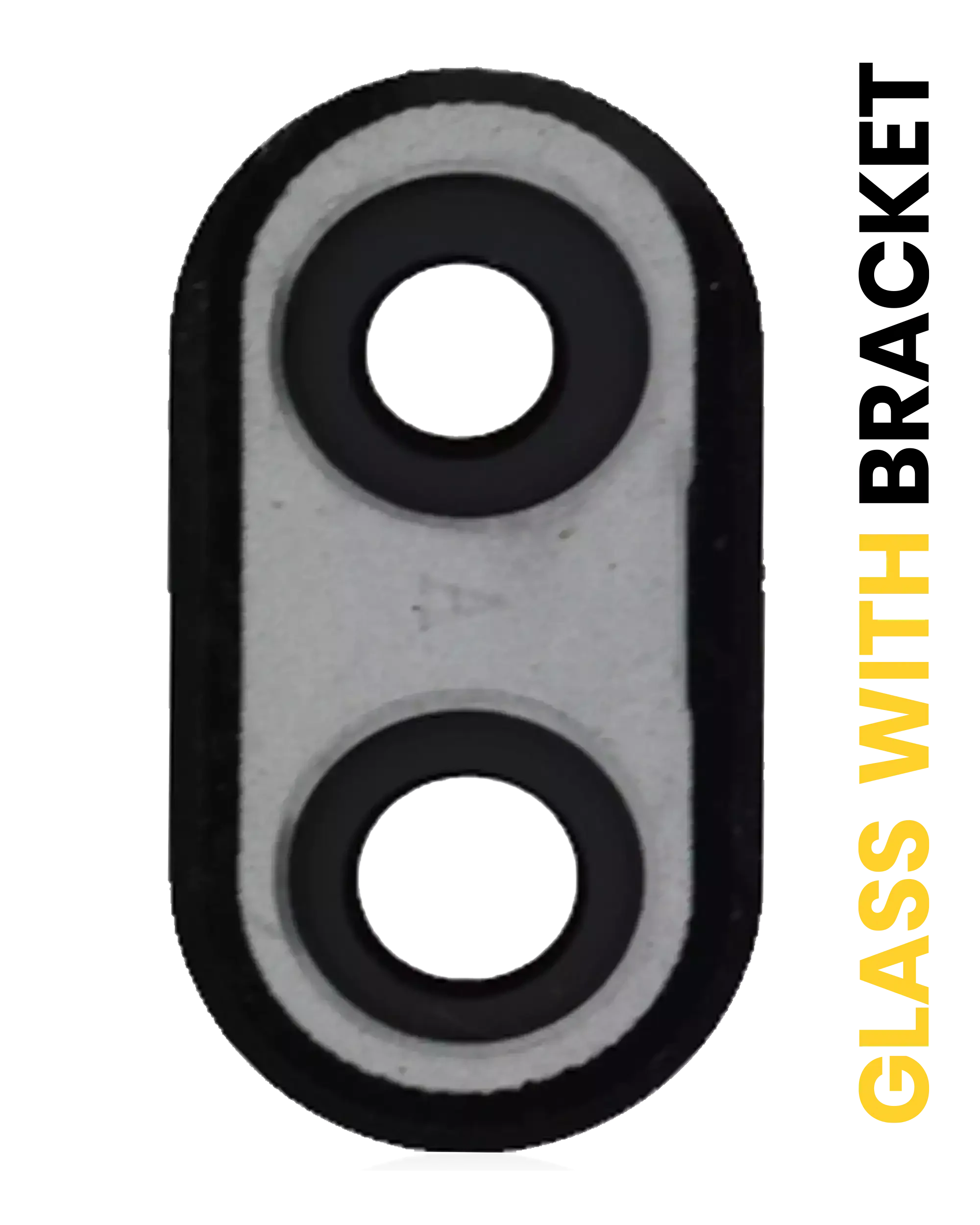 Lente fotocamera posteriore con staffa per Huawei Mate 10 Lite (Nero)