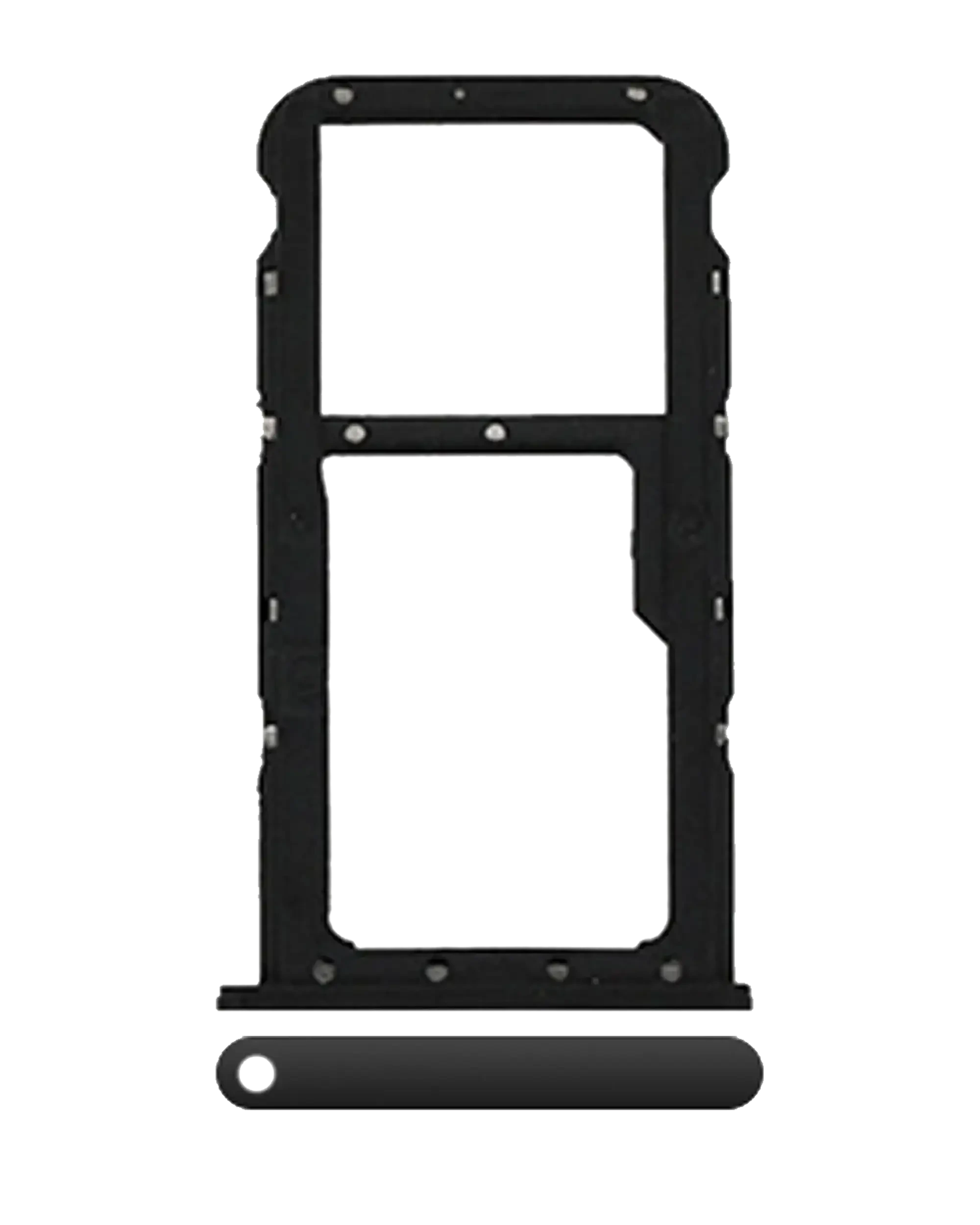 Carrellino SIM per Huawei Mate 10 Lite (Nero)