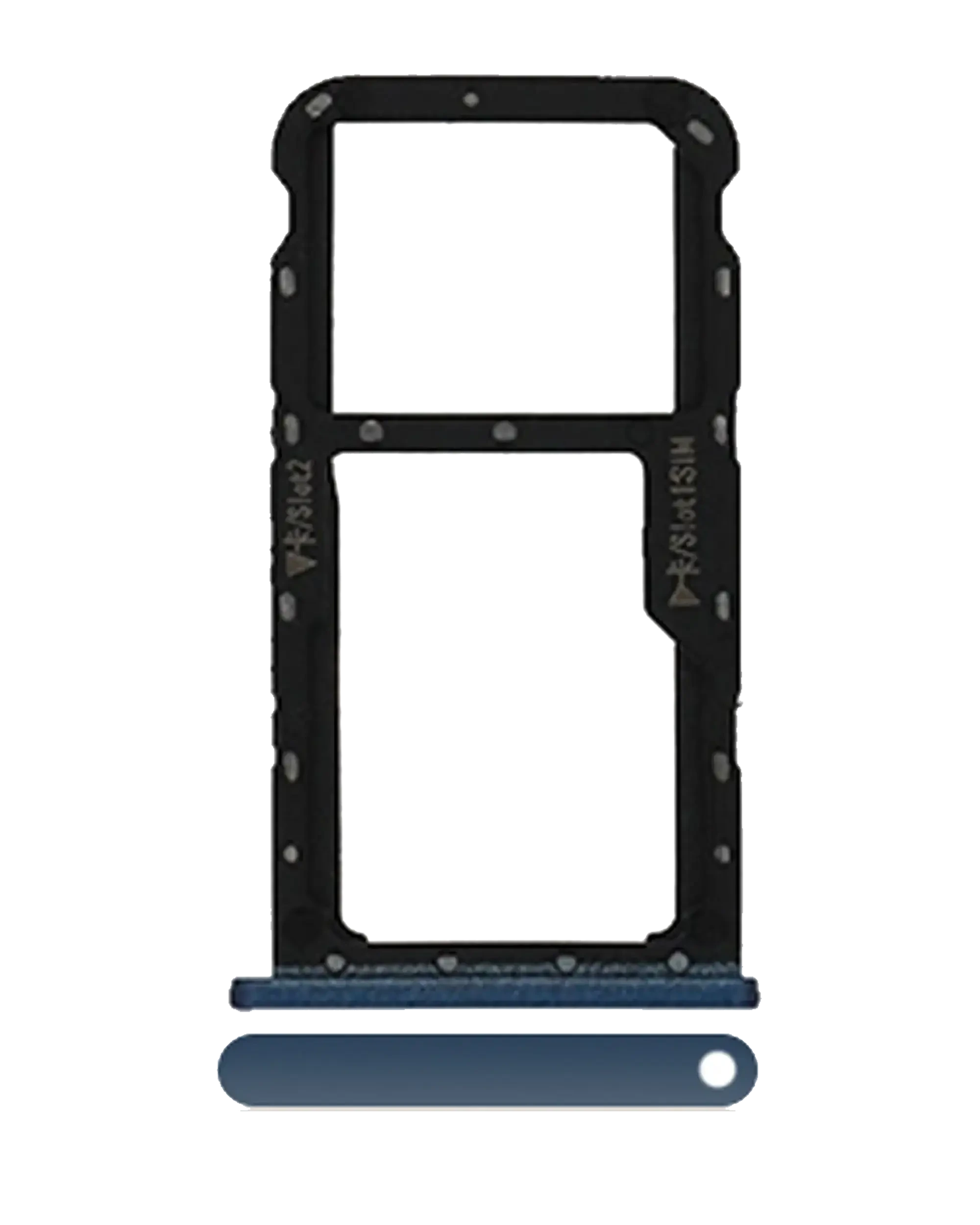 Carrellino SIM per Huawei Mate 10 Lite (Blu)
