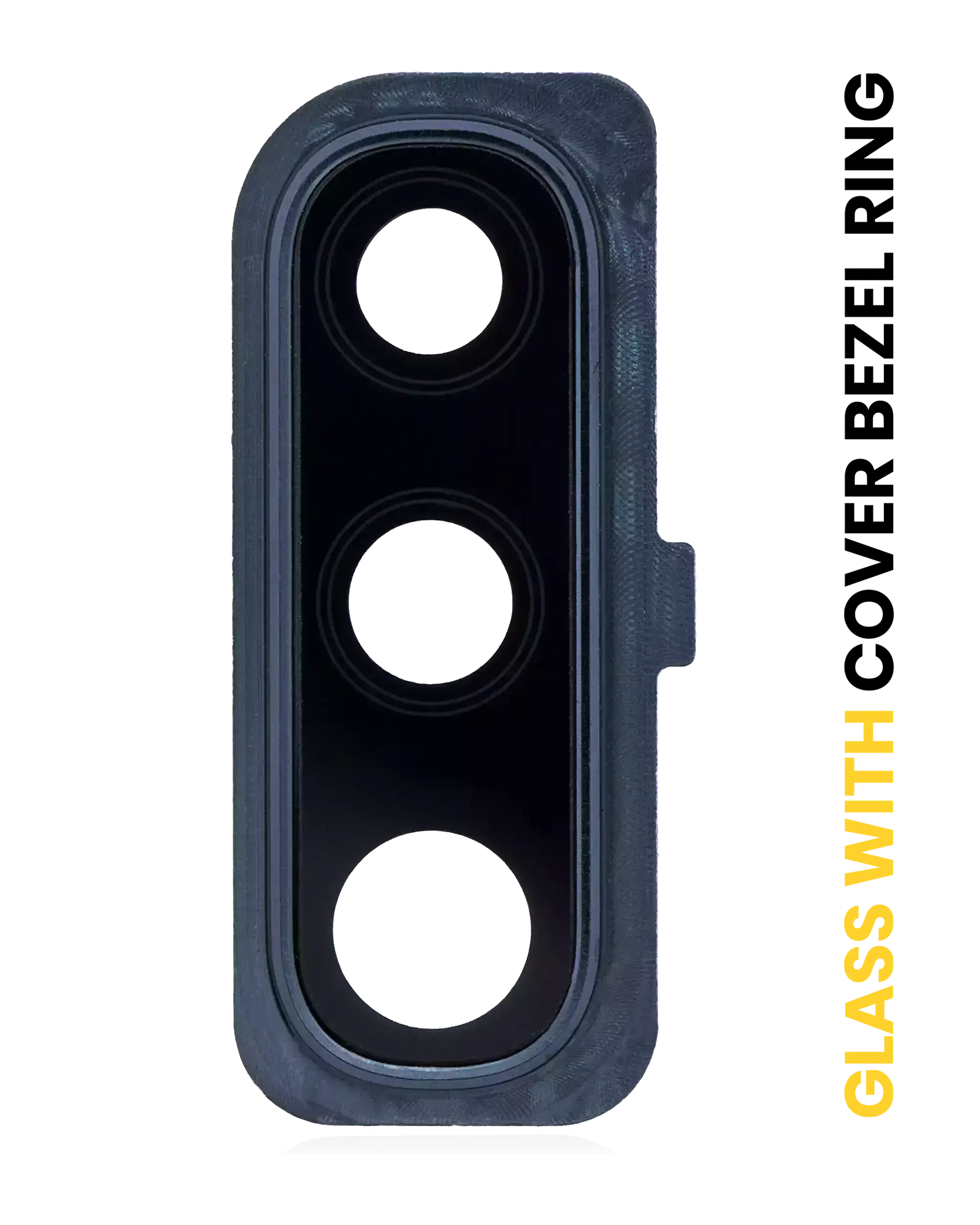 Lente fotocamera posteriore con Cover Cornice Ring per Samsung Galaxy A50 (A505 / 2019) (Nero)