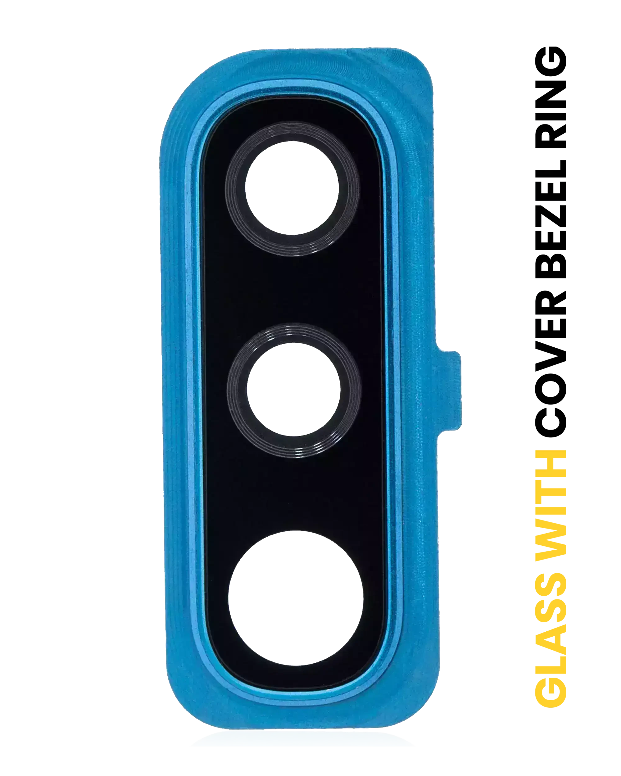 Lente fotocamera posteriore con Cover Cornice Ring per Samsung Galaxy A50 (A505 / 2019) (Blu)