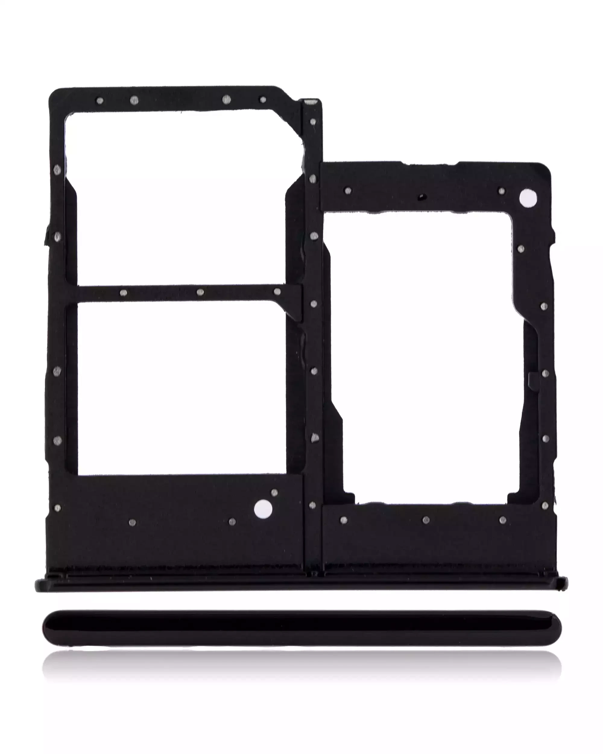Carrellino doppia SIM per Samsung Galaxy A20E (A202 / 2019) (Nero)