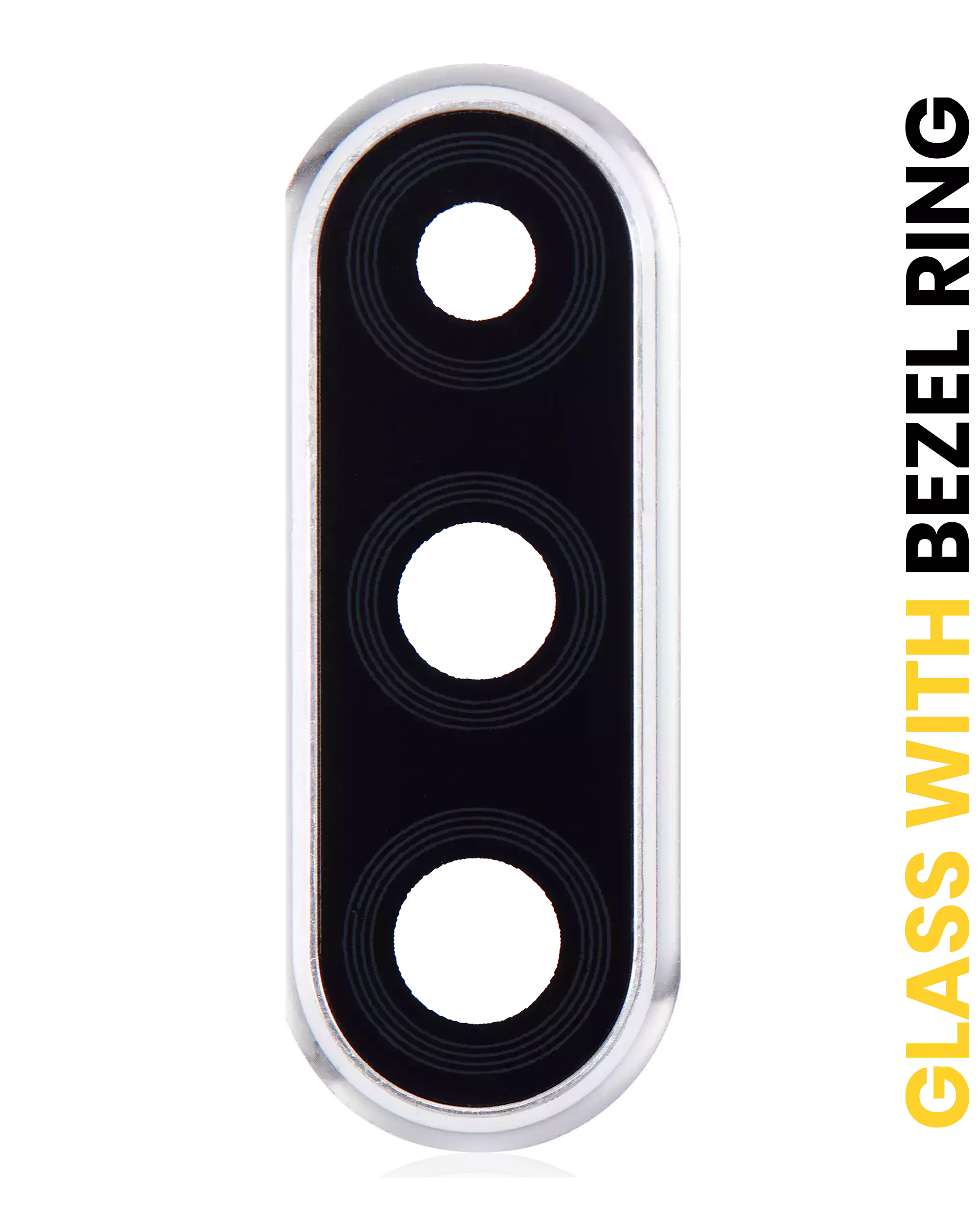 Lente fotocamera posteriore con Cornice Ring per Huawei P30 Lite (Perla Bianco) (4GB RAM)