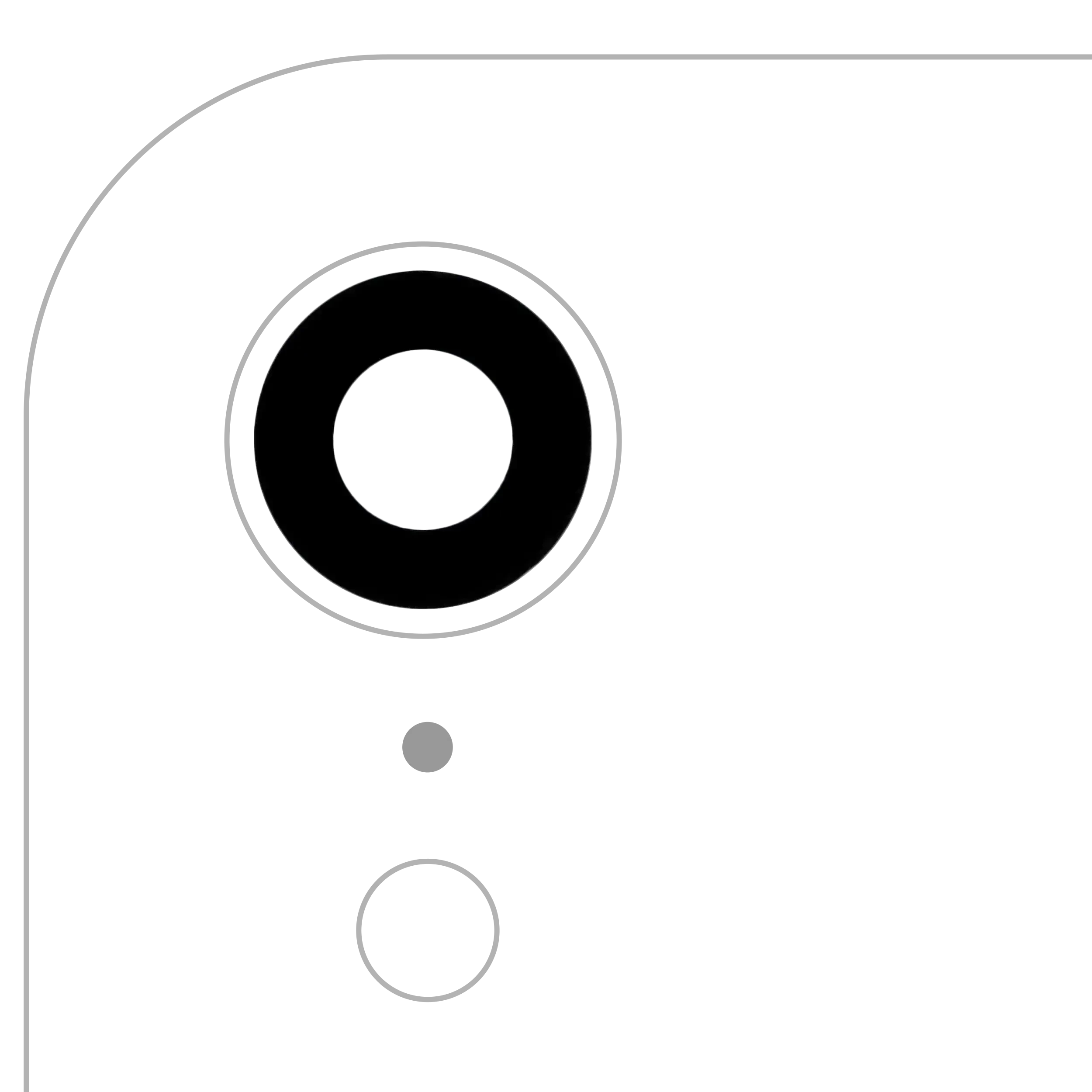 Lente fotocamera posteriore (solo vetro) con adesivo per iPhone XR (tutti i colori) (10 pezzi) (Real Sapphire l Premium)