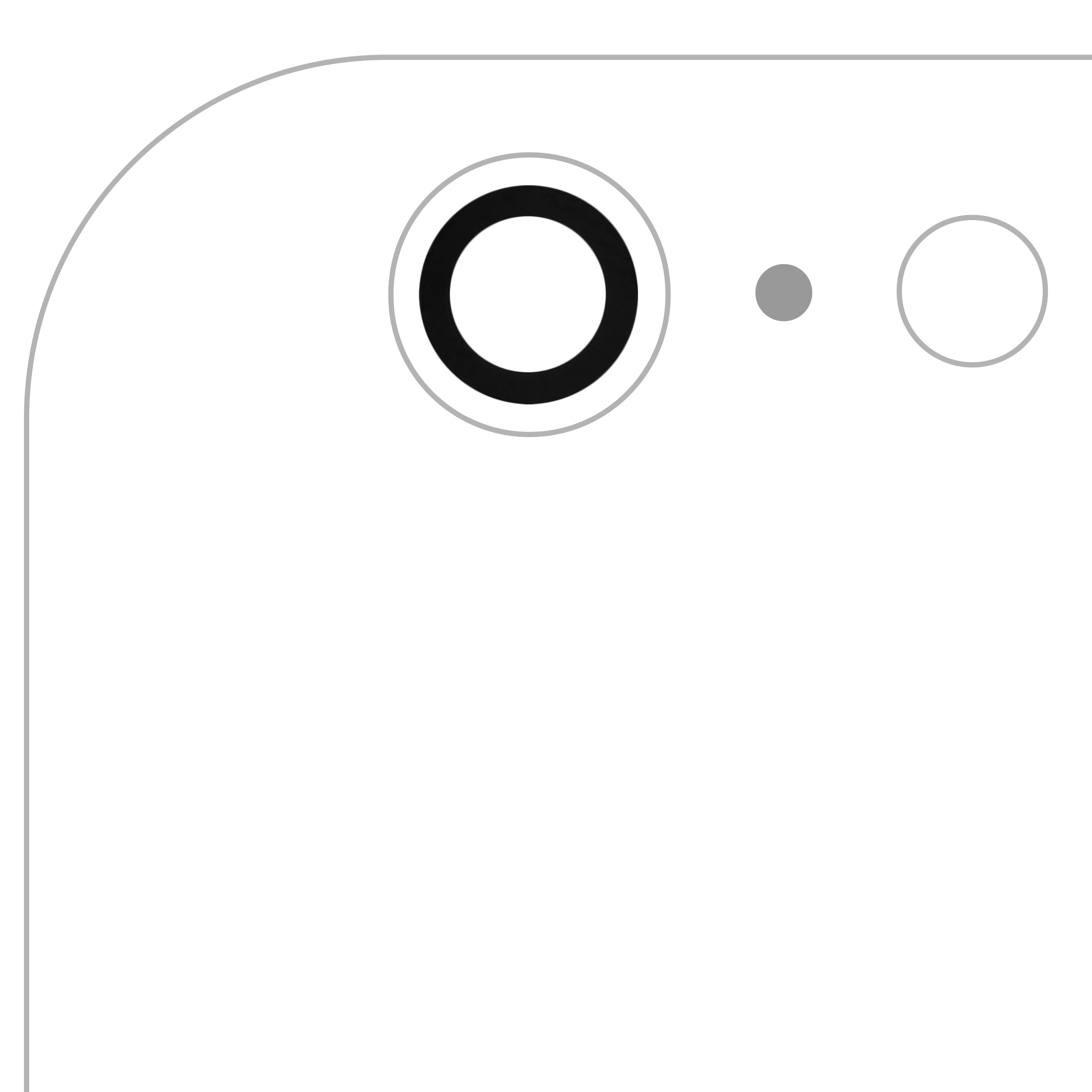 Lente fotocamera posteriore (solo vetro) con adesivo per iPhone 6 Plus / 6S Plus (tutti i colori) (10 pezzi) (Real Sapphire l Premium)