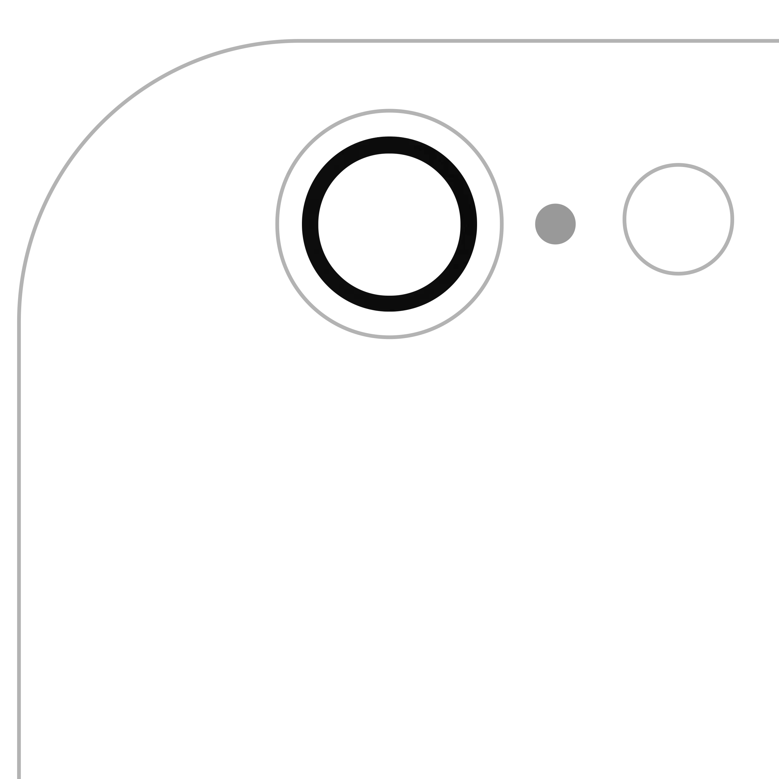 Lente fotocamera posteriore (solo vetro) con adesivo per iPhone 6 / 6S (tutti i colori) (10 pezzi) (Real Sapphire l Premium)