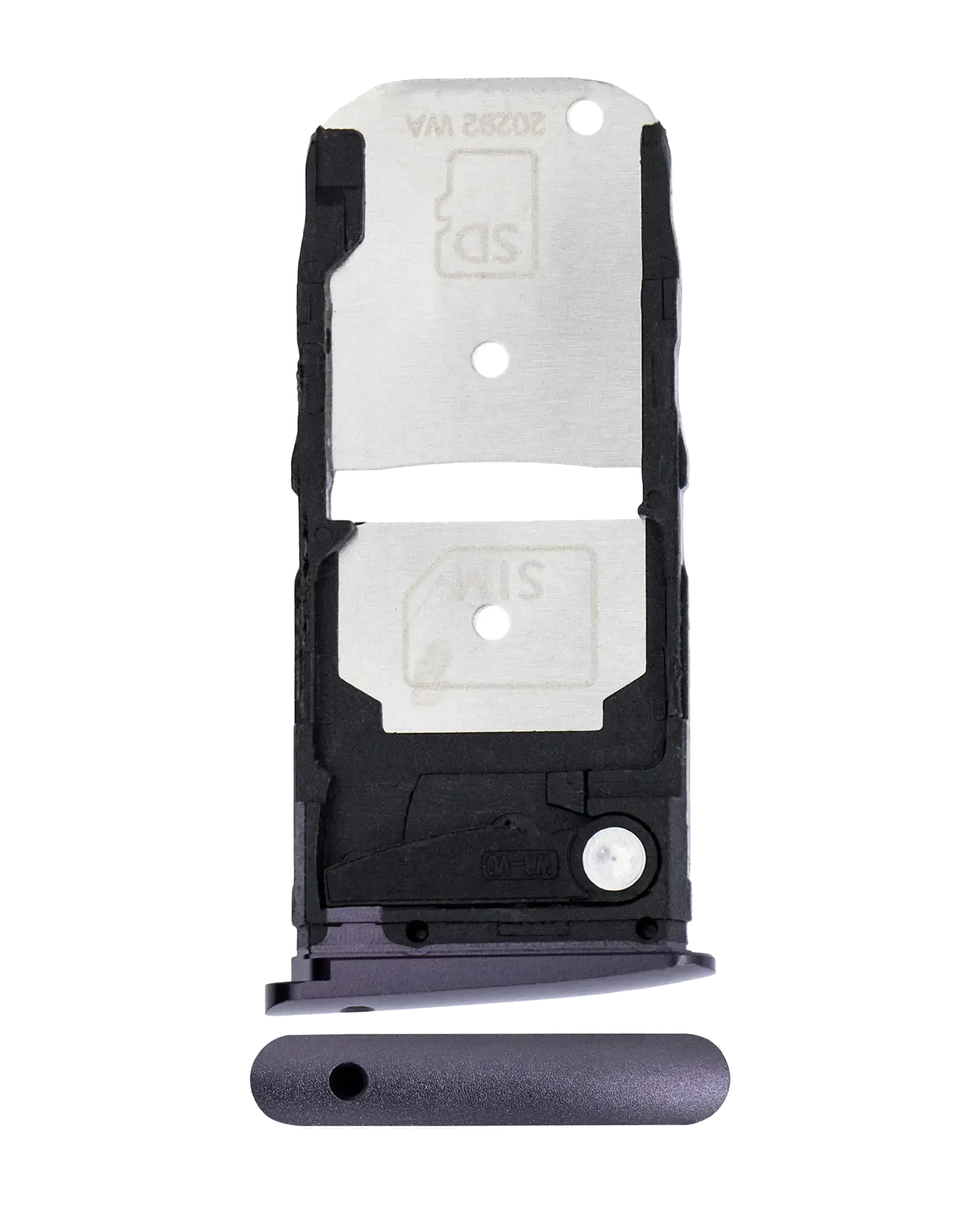 Carrellino SIM per Motorola Moto Z4 Play (2019) (Nero)