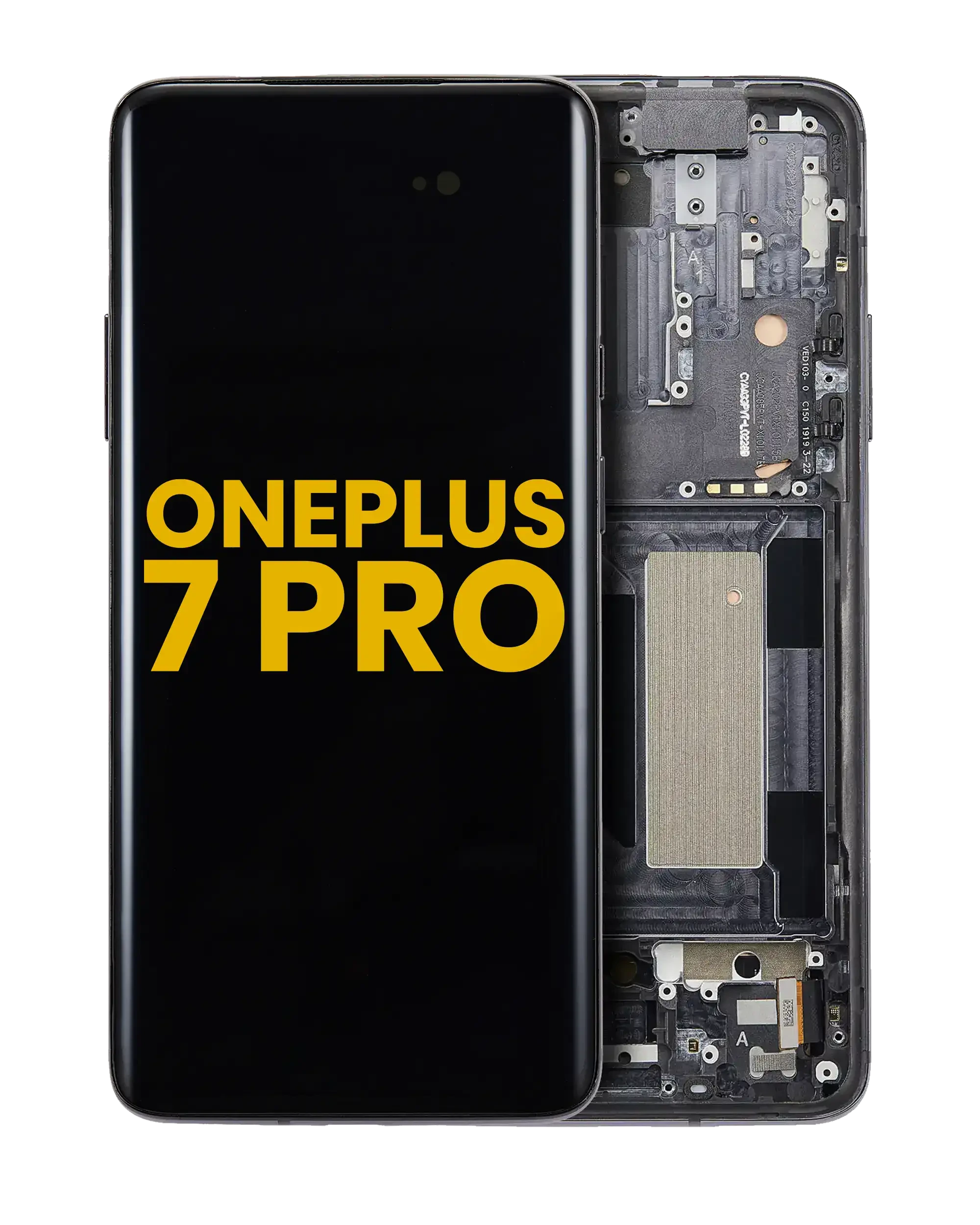 Display OLED completo con Frame per OnePlus 7 Pro (Refurbished) (Mirror Grigio)