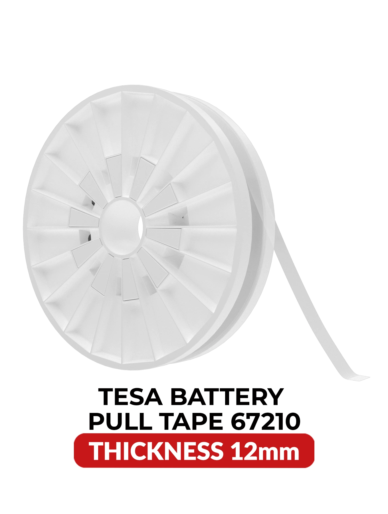 Bond e Detach Adesivo (Batteria Adesivo) (12MM X 25M) (Tesa Model # 67210)
