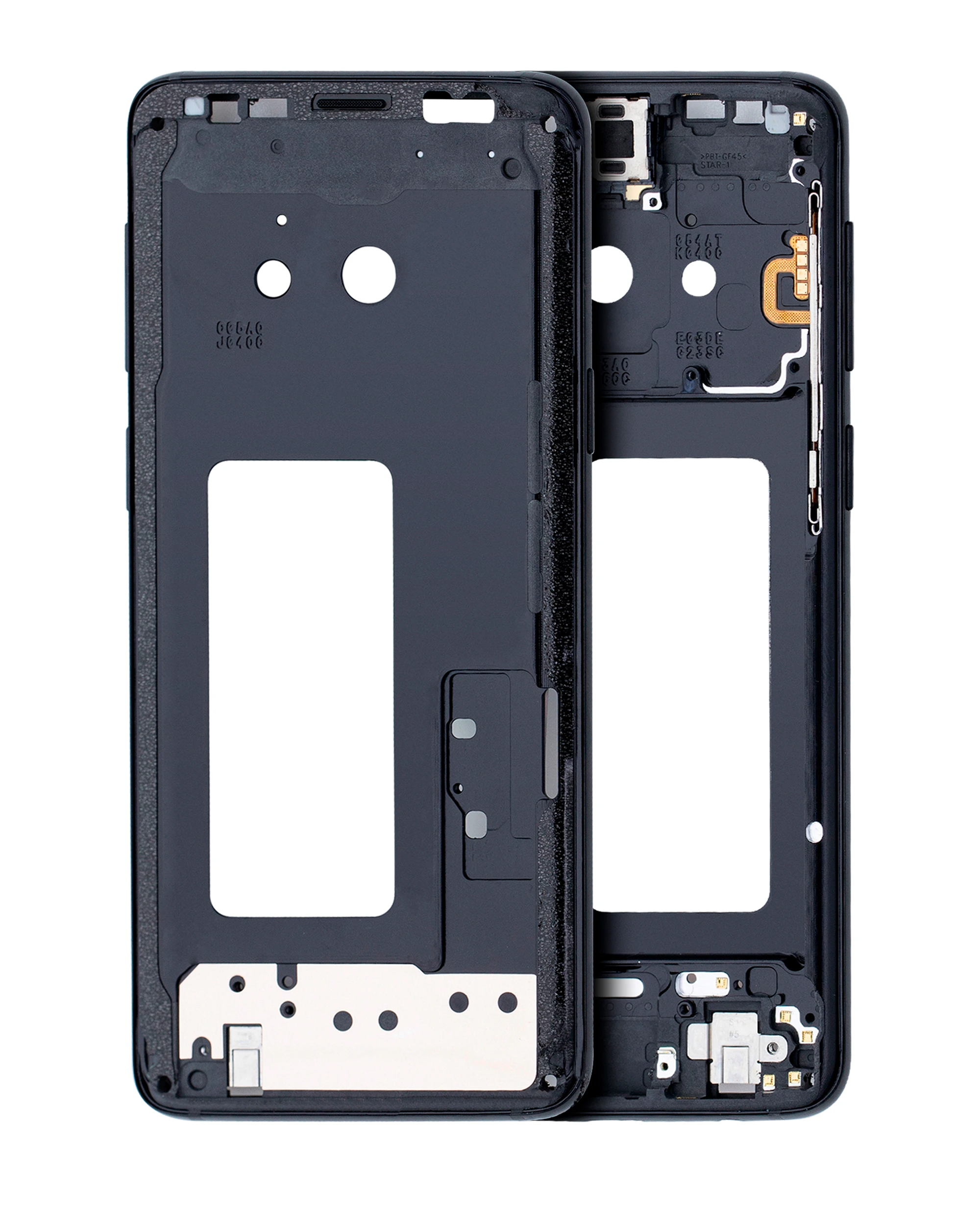 Frame centrale per Samsung Galaxy S9 (con SmallParts) (Mezzanotte Nero Frame)