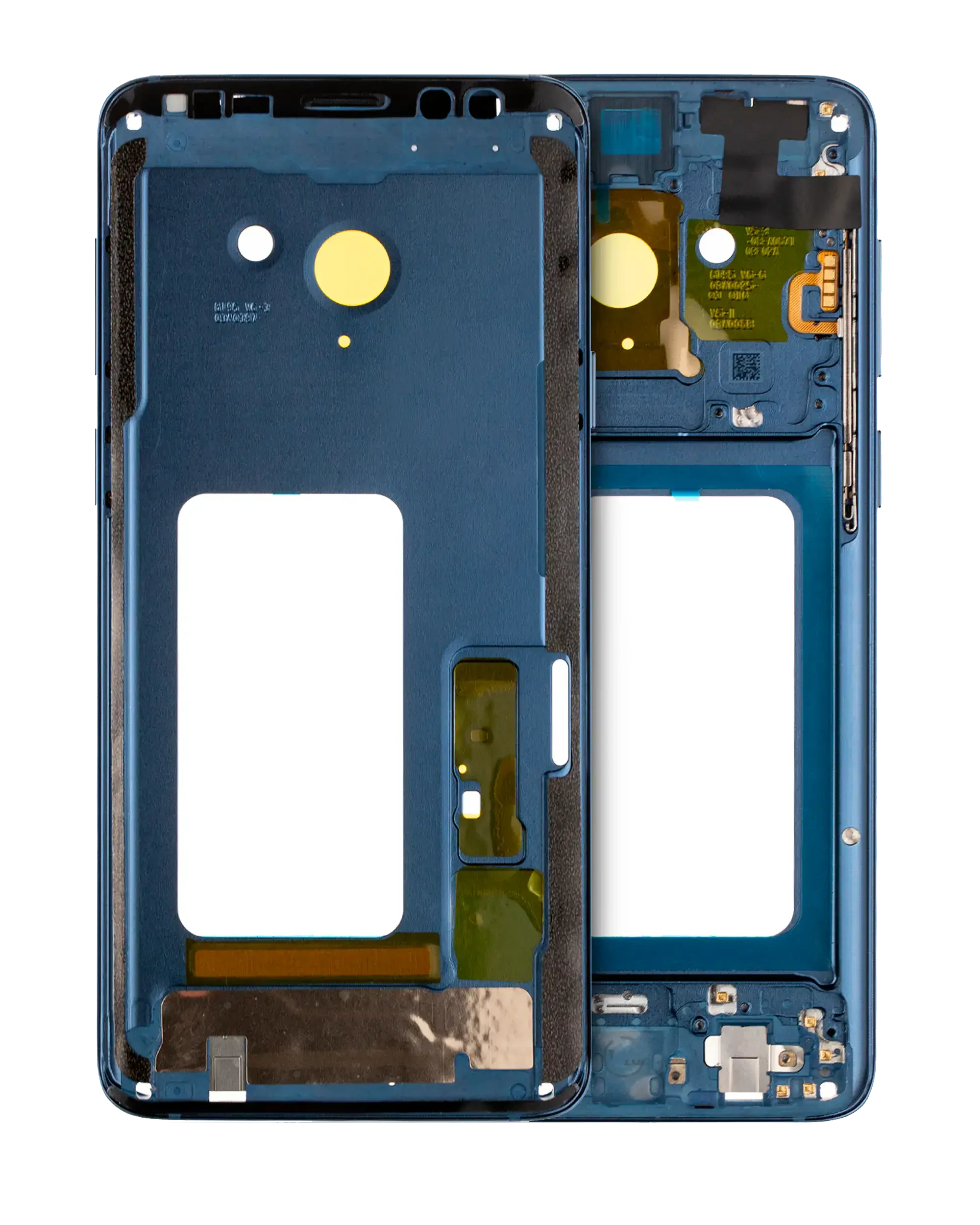 Frame centrale per Samsung Galaxy S9 Plus (con SmallParts) (Coral Blu Frame)