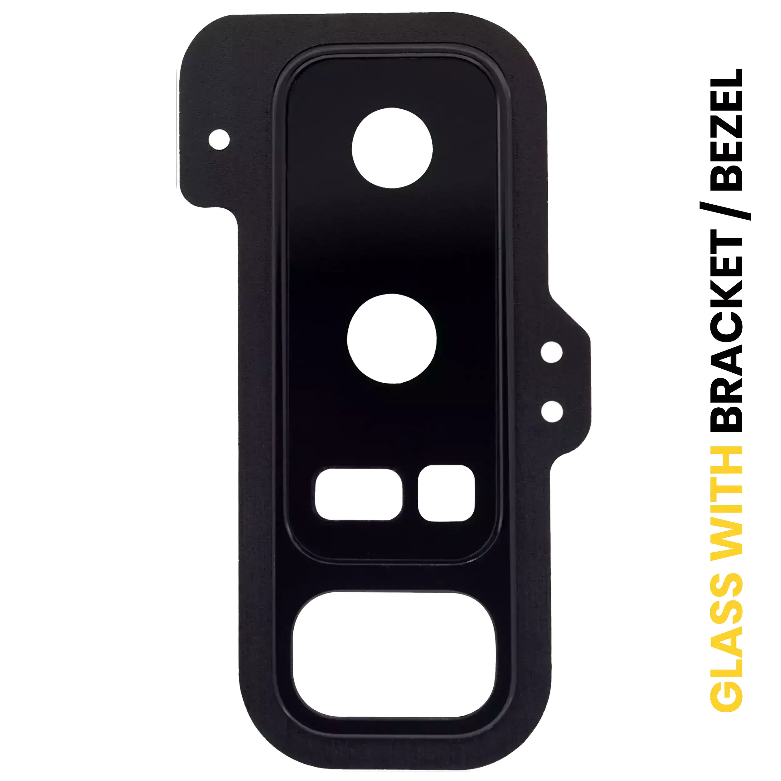 Lente fotocamera posteriore con staffa / Cornice per Samsung Galaxy Note 8 (Mezzanotte Nero)