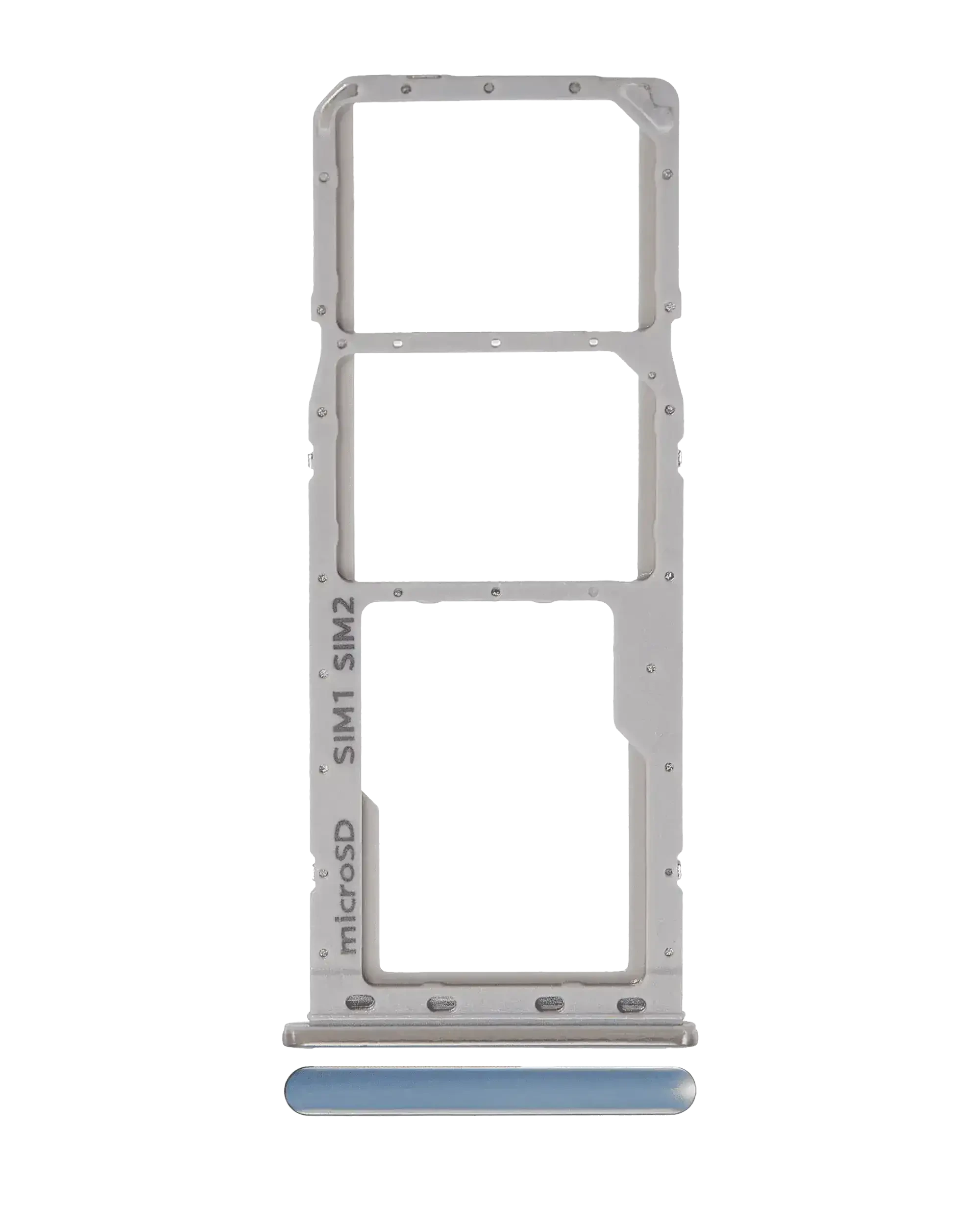 Carrellino doppia SIM per Samsung Galaxy A20 (A205 / 2019) / A30 (A305 / 2019) / A50 (A505 / 2019) (Argento)