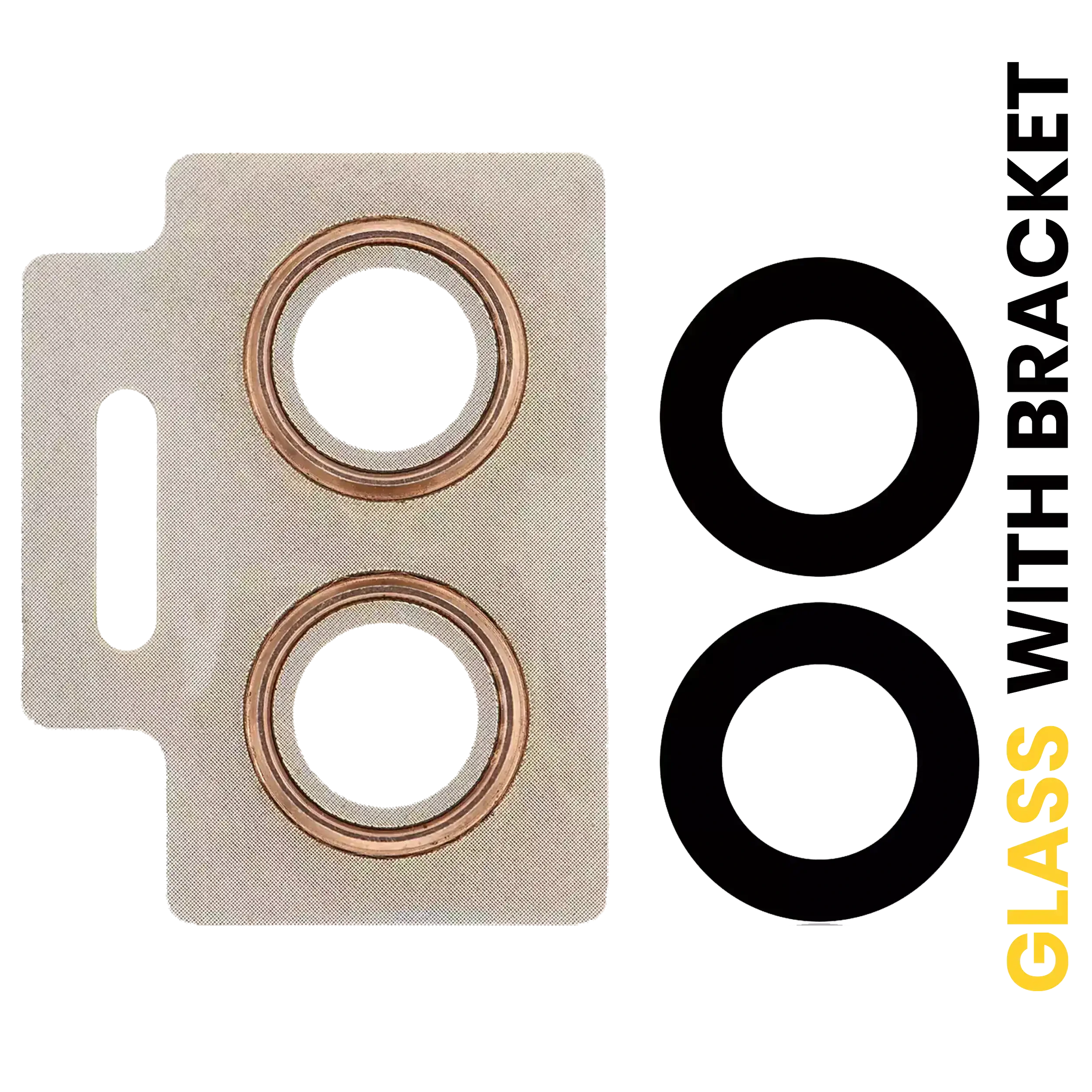 Lente fotocamera posteriore con staffa per Huawei Mate 10 Pro (Mocha Brown)