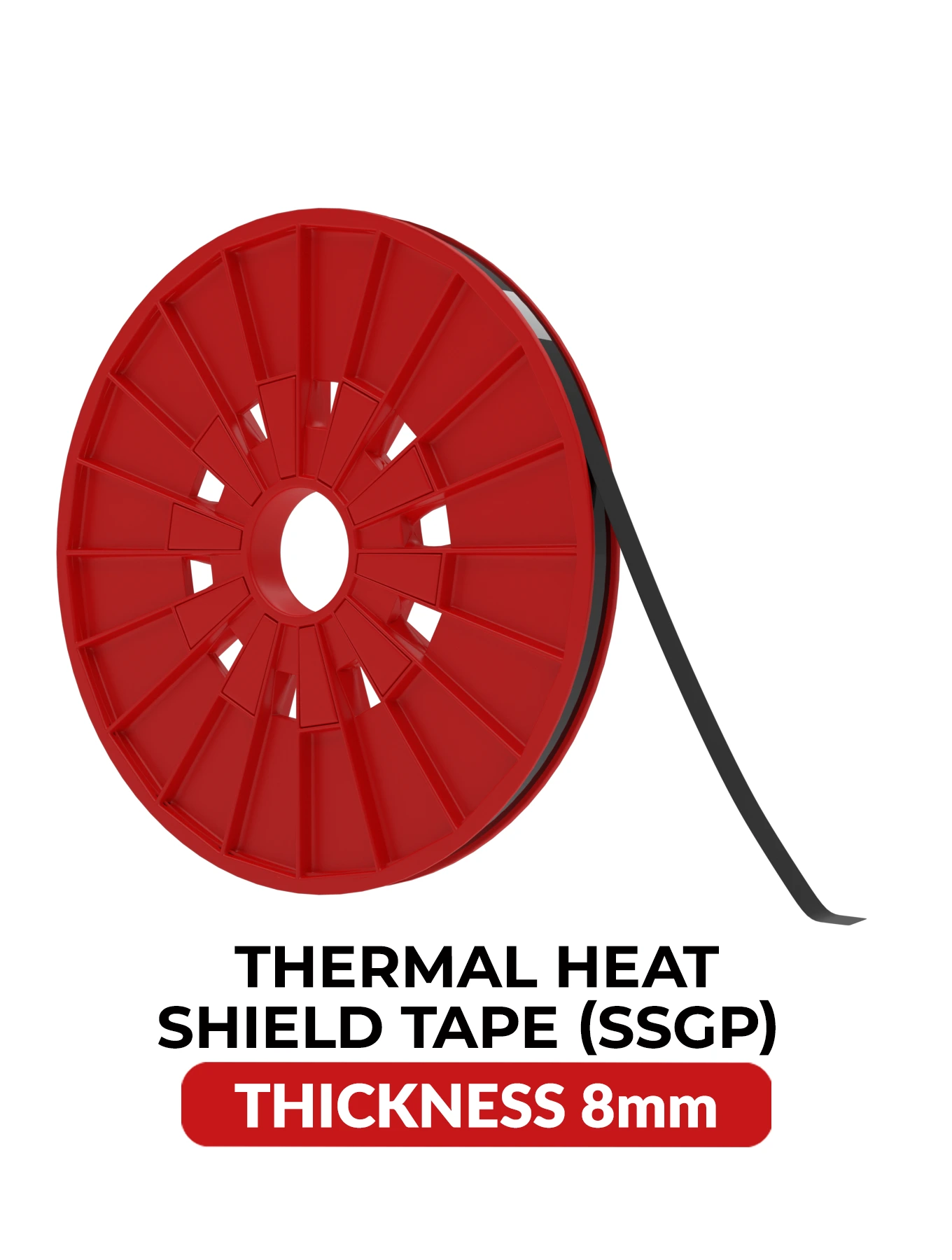 Thermal schermatura termica Adesivo (8MM x 25M) (SSGP)