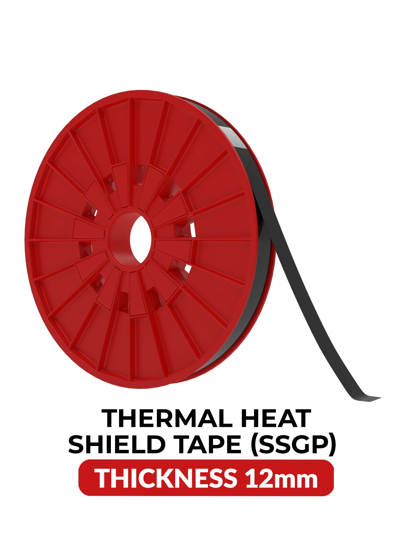 Thermal schermatura termica Adesivo (12MM x 25M) (SSGP)