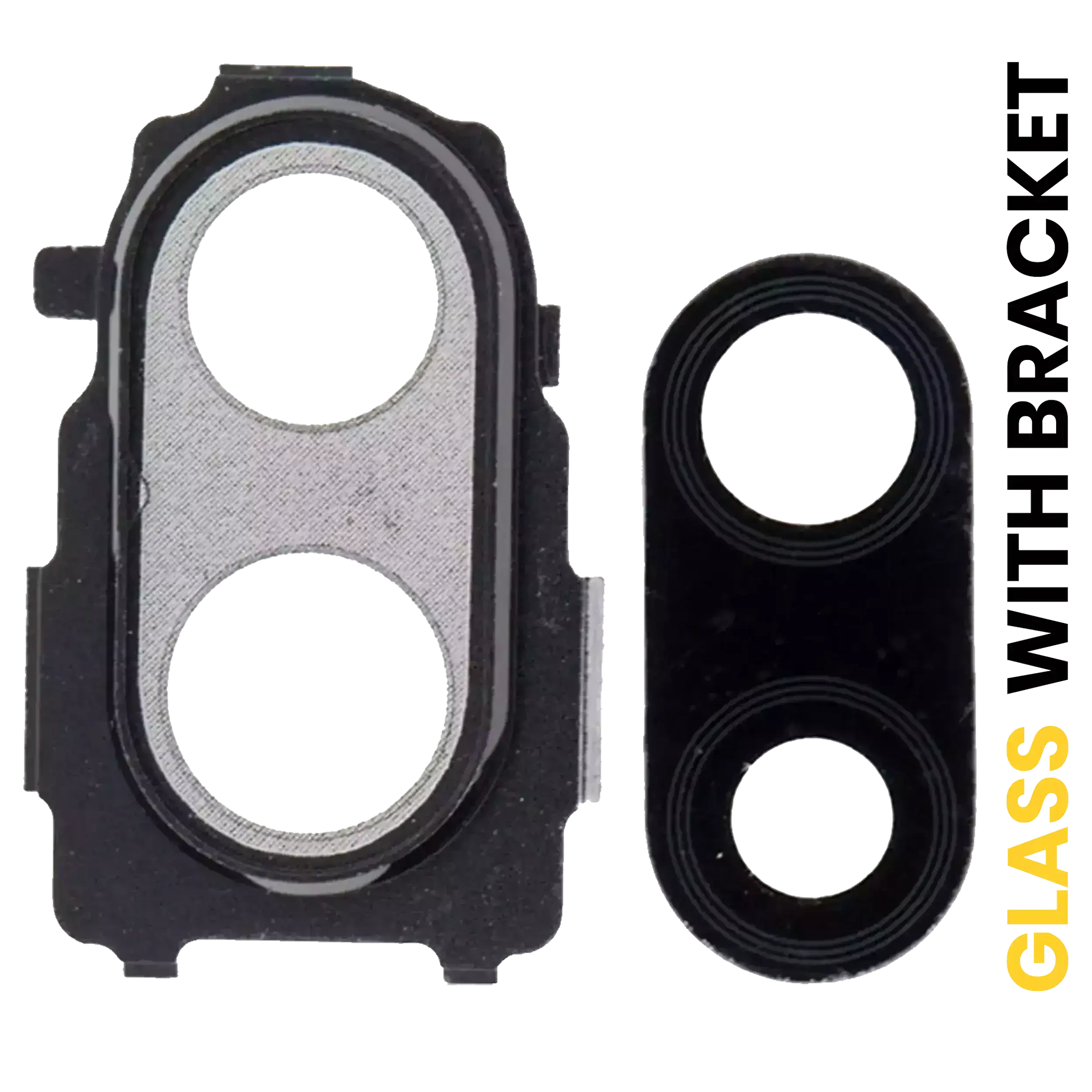 Lente fotocamera posteriore con staffa per Xiaomi Redmi Note 7 / 7 Pro (Nero siderale)