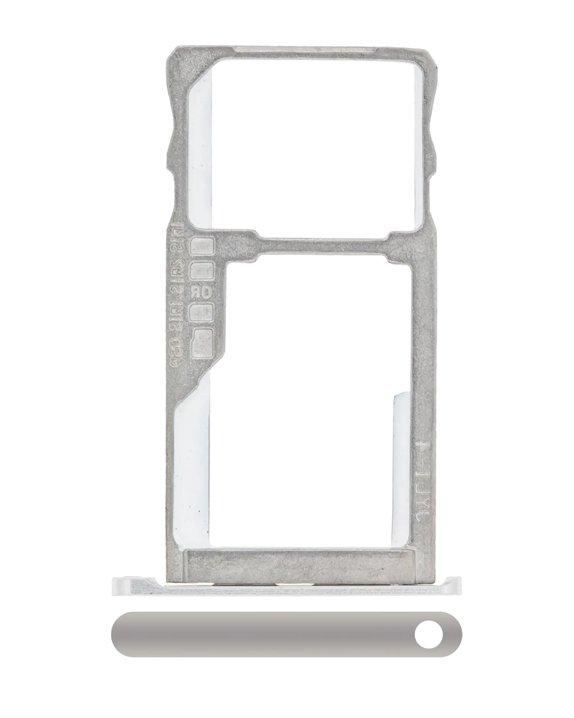 Carrellino SIM per BlackBerry KEYone (Argento)