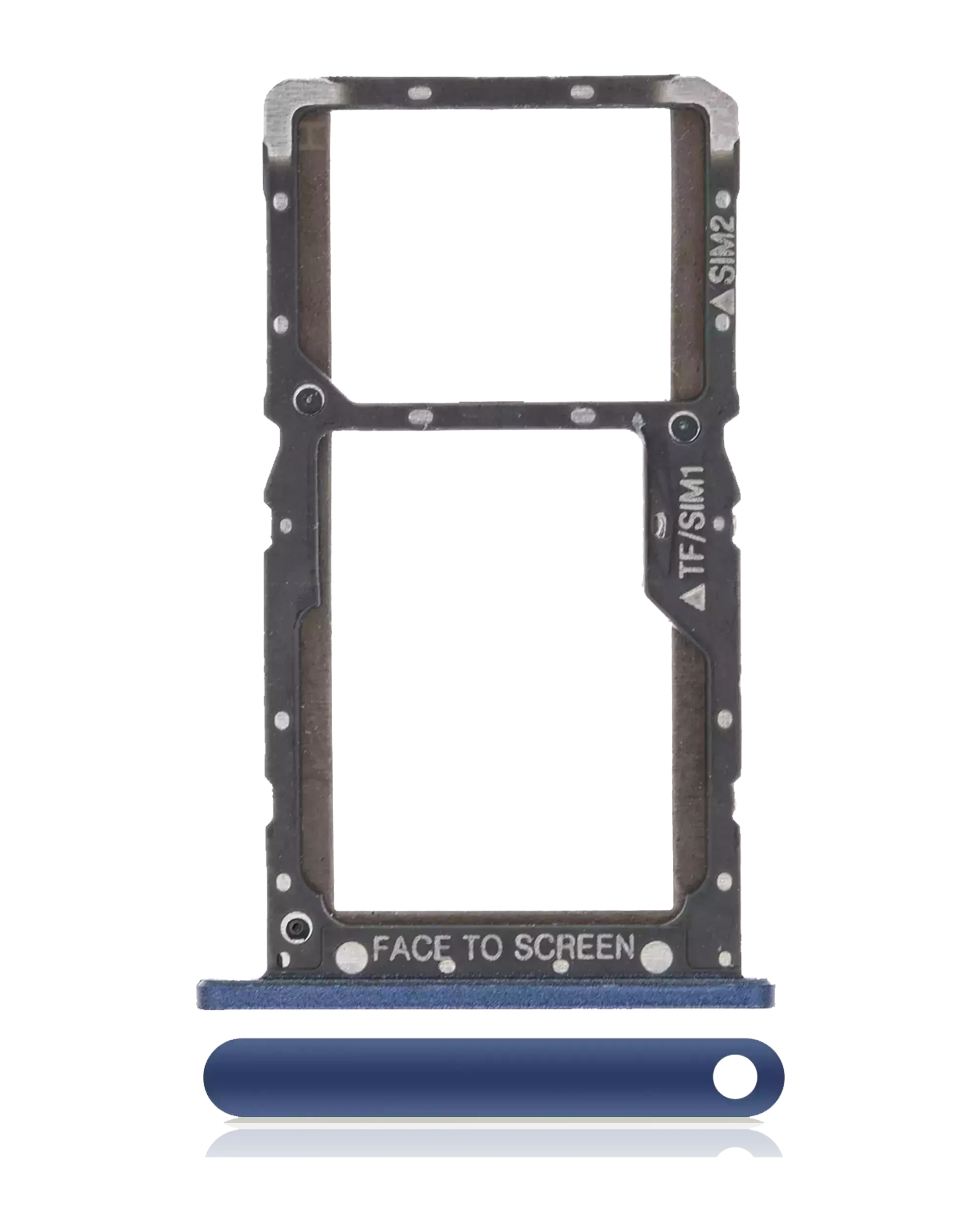 Carrellino SIM per Xiaomi Pocophone F1 (Steel Blu)