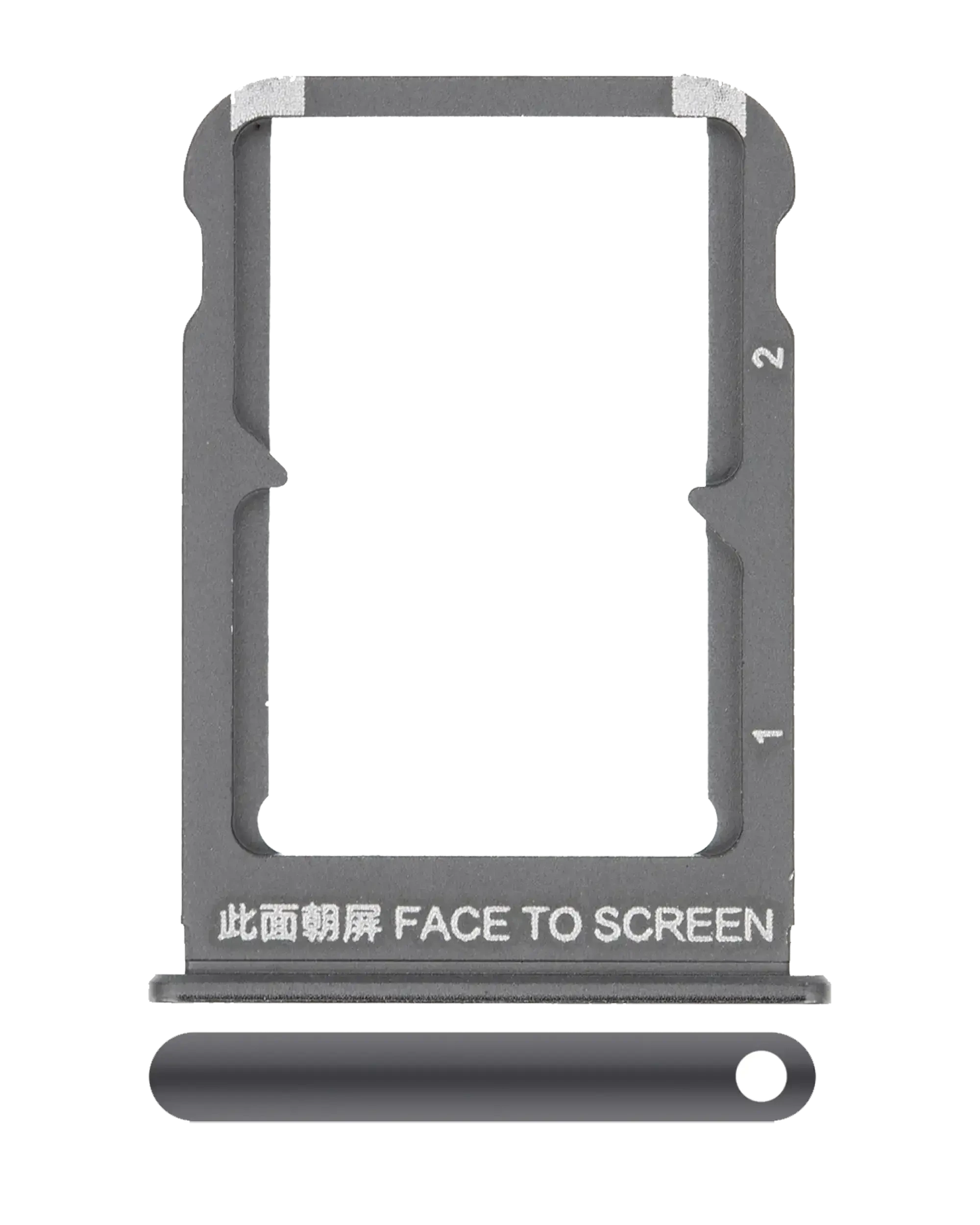 Carrellino SIM per Xiaomi Mi Mix 3 (Onyx Nero)