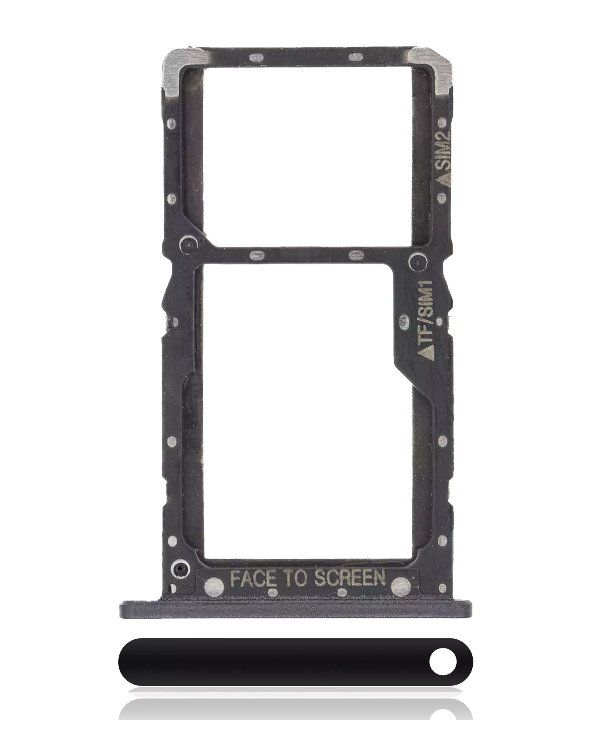 Carrellino SIM per Xiaomi Pocophone F1 (Craphite Nero)