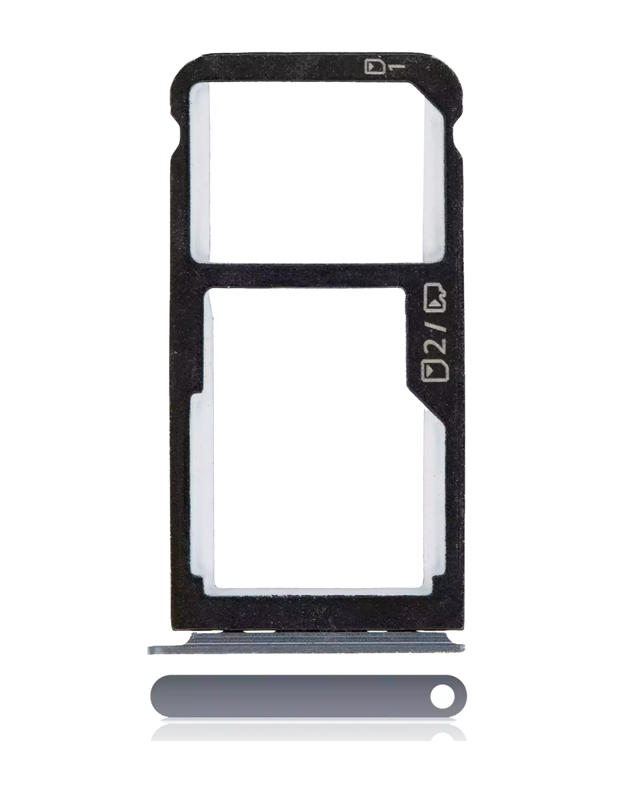Carrellino SIM per Huawei Honor V8 (Grigio)