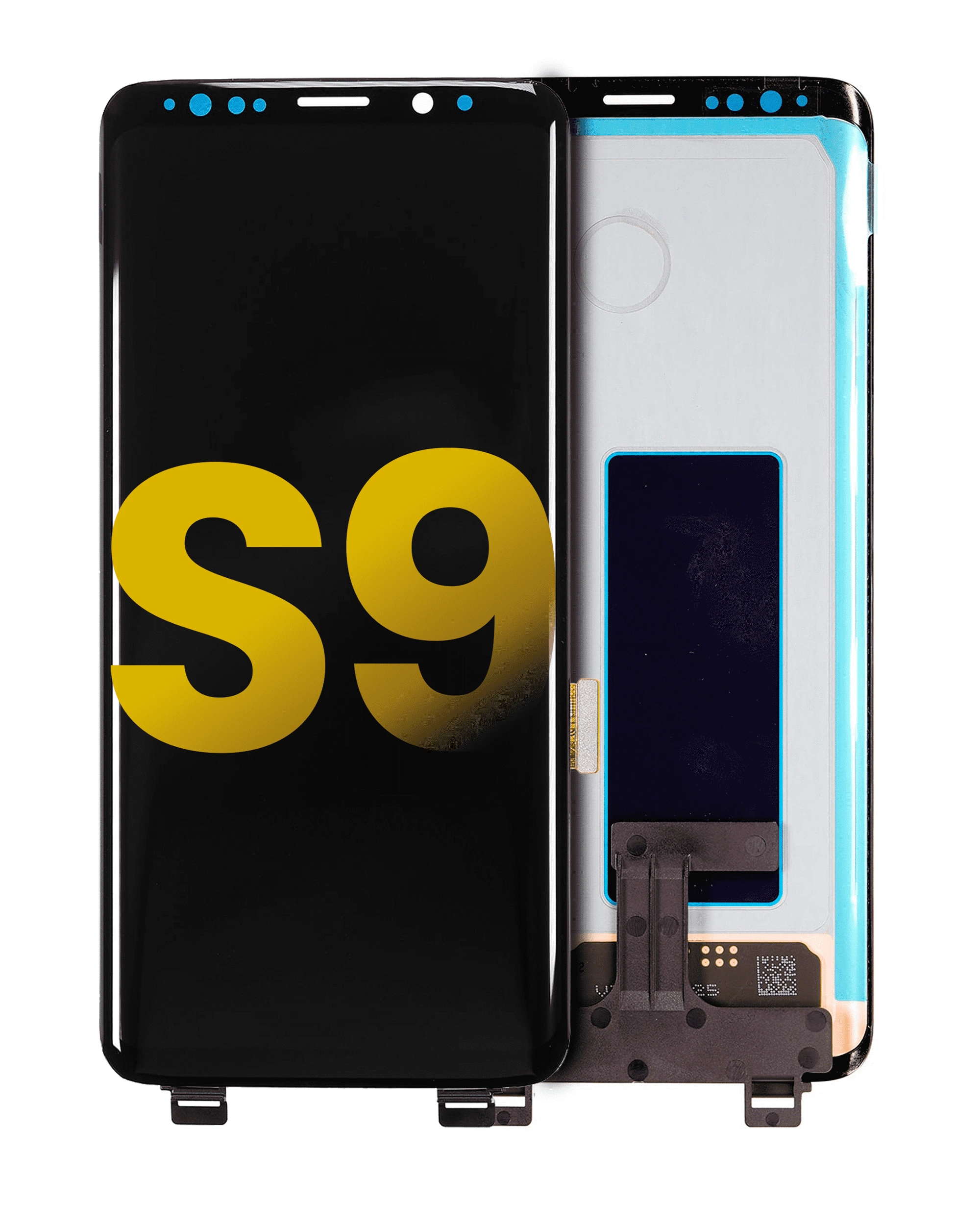 Display OLED completo senza Frame per Samsung Galaxy S9 (Refurbished) (Mezzanotte Nero)