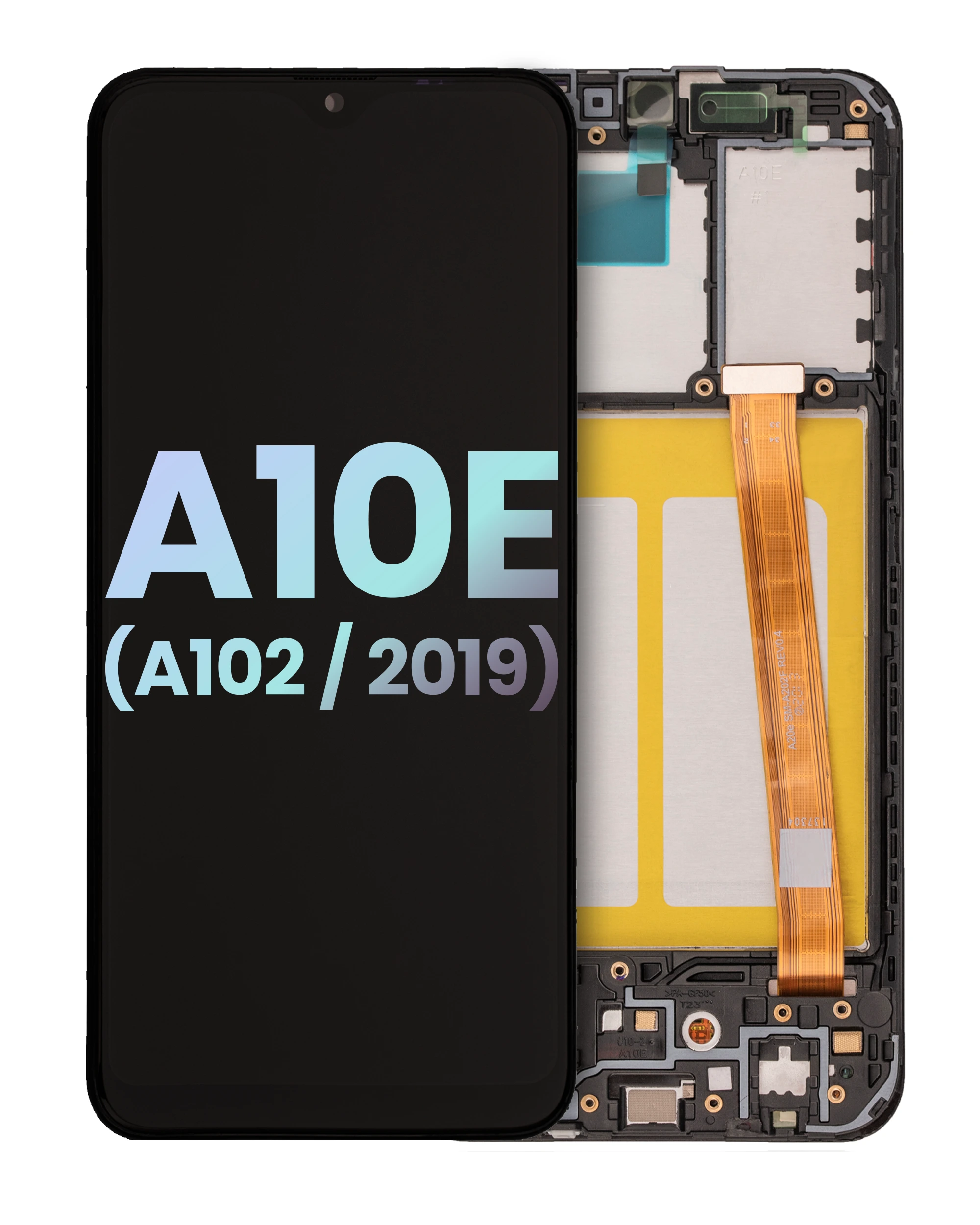 Display LCD completo con Frame per Samsung Galaxy A10e (A102 / 2019) (Service Pack) (tutti i colori)