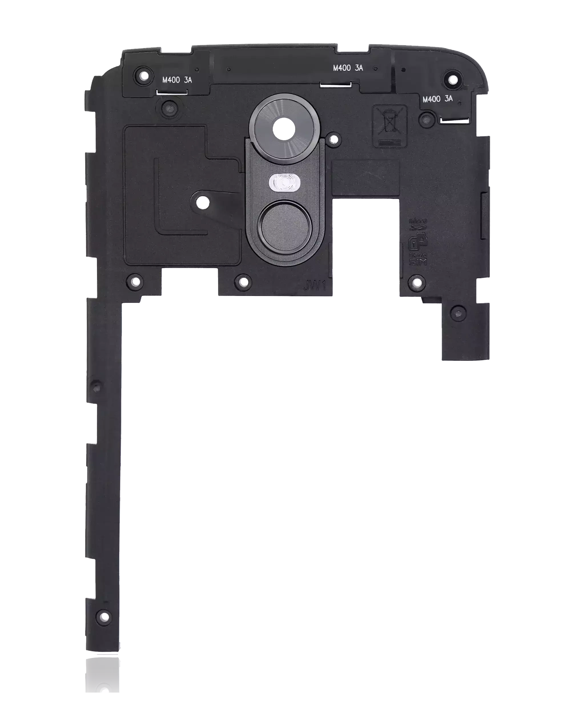 Backplate Rear Scocca per LG Stylo 3 (Nero)