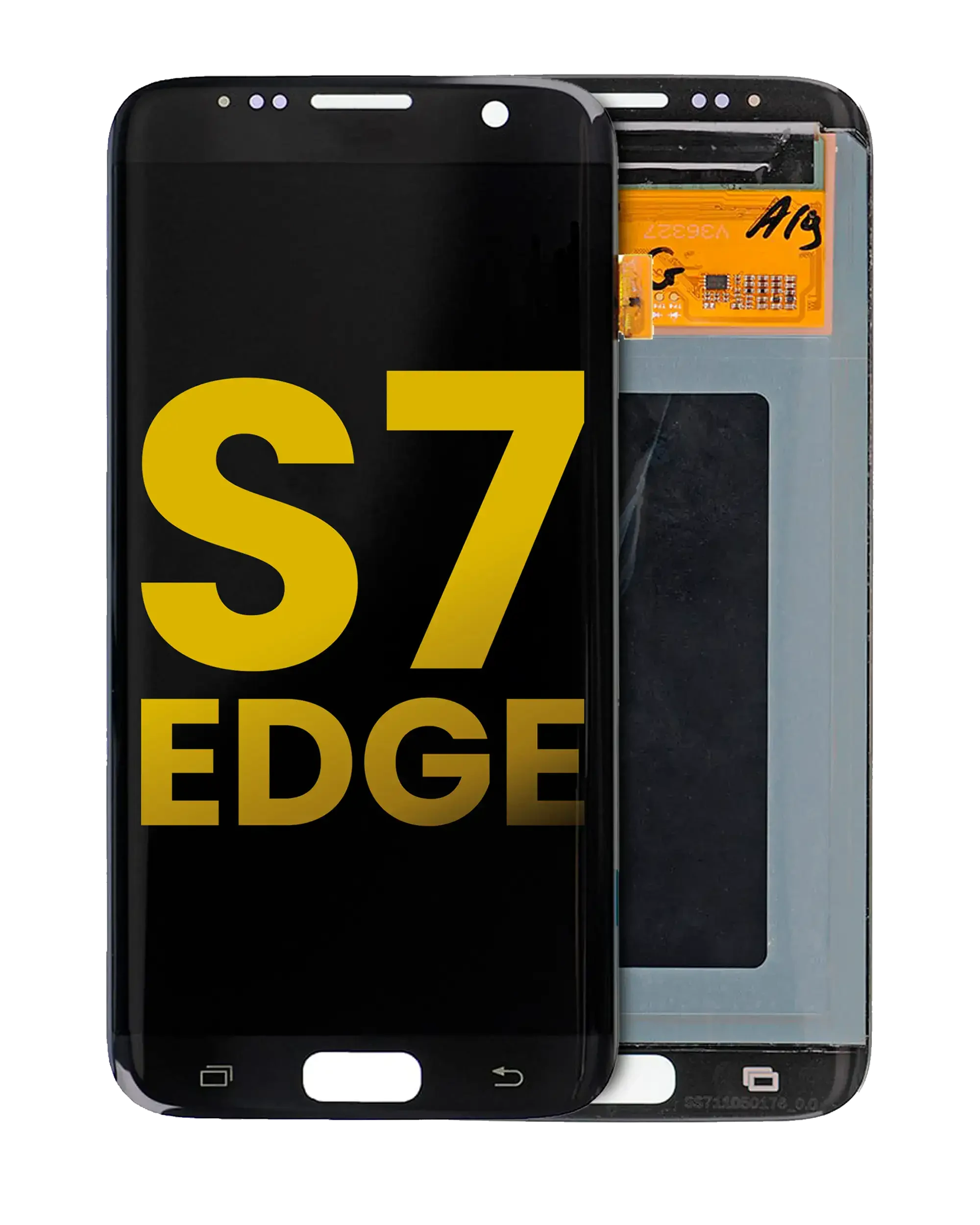Display OLED completo senza Frame per Samsung Galaxy S7 Edge (All Models) (Refurbished) (Nero)
