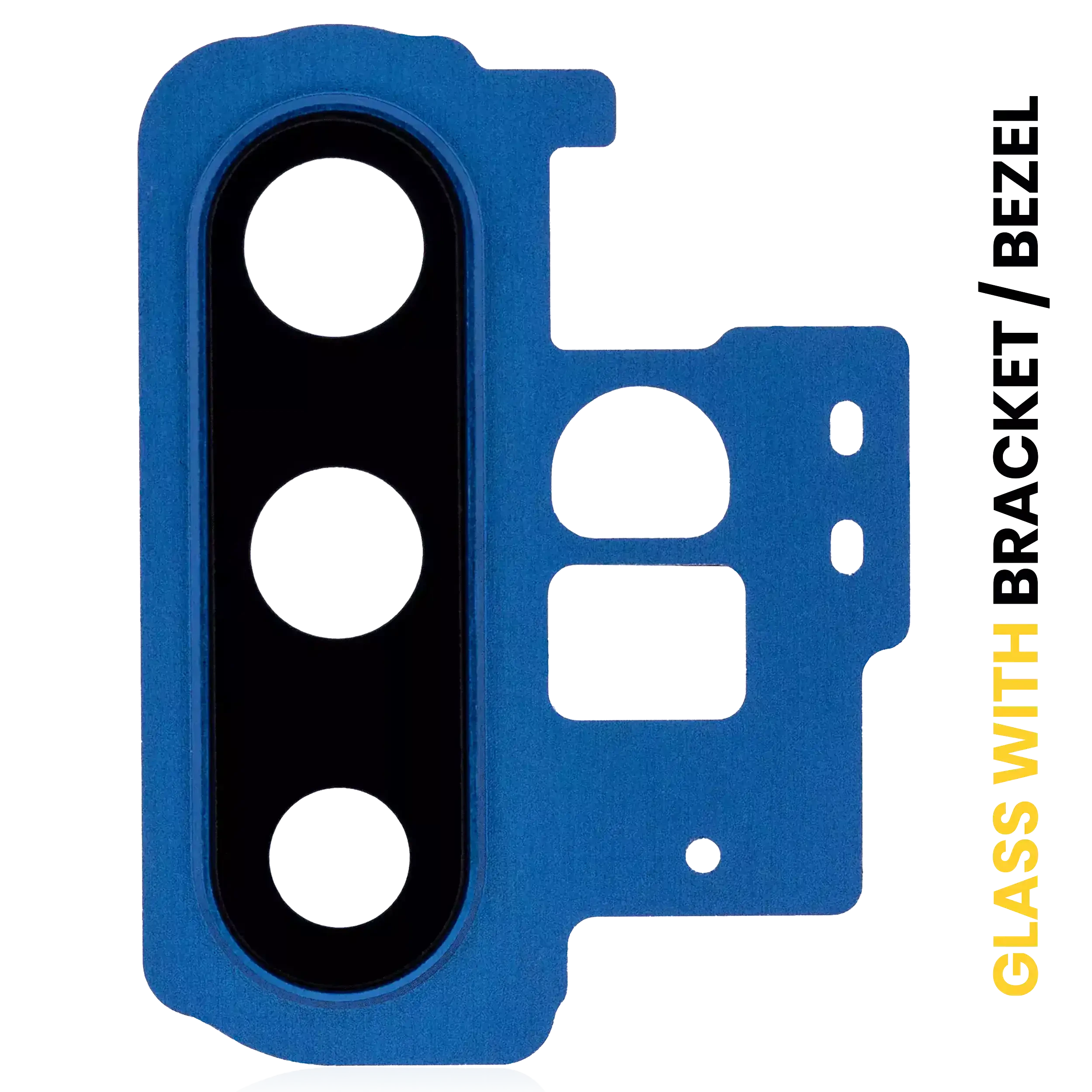 Lente fotocamera posteriore con staffa / Cornice per Samsung Galaxy Note 10 Plus / 5G (Aura Blu)