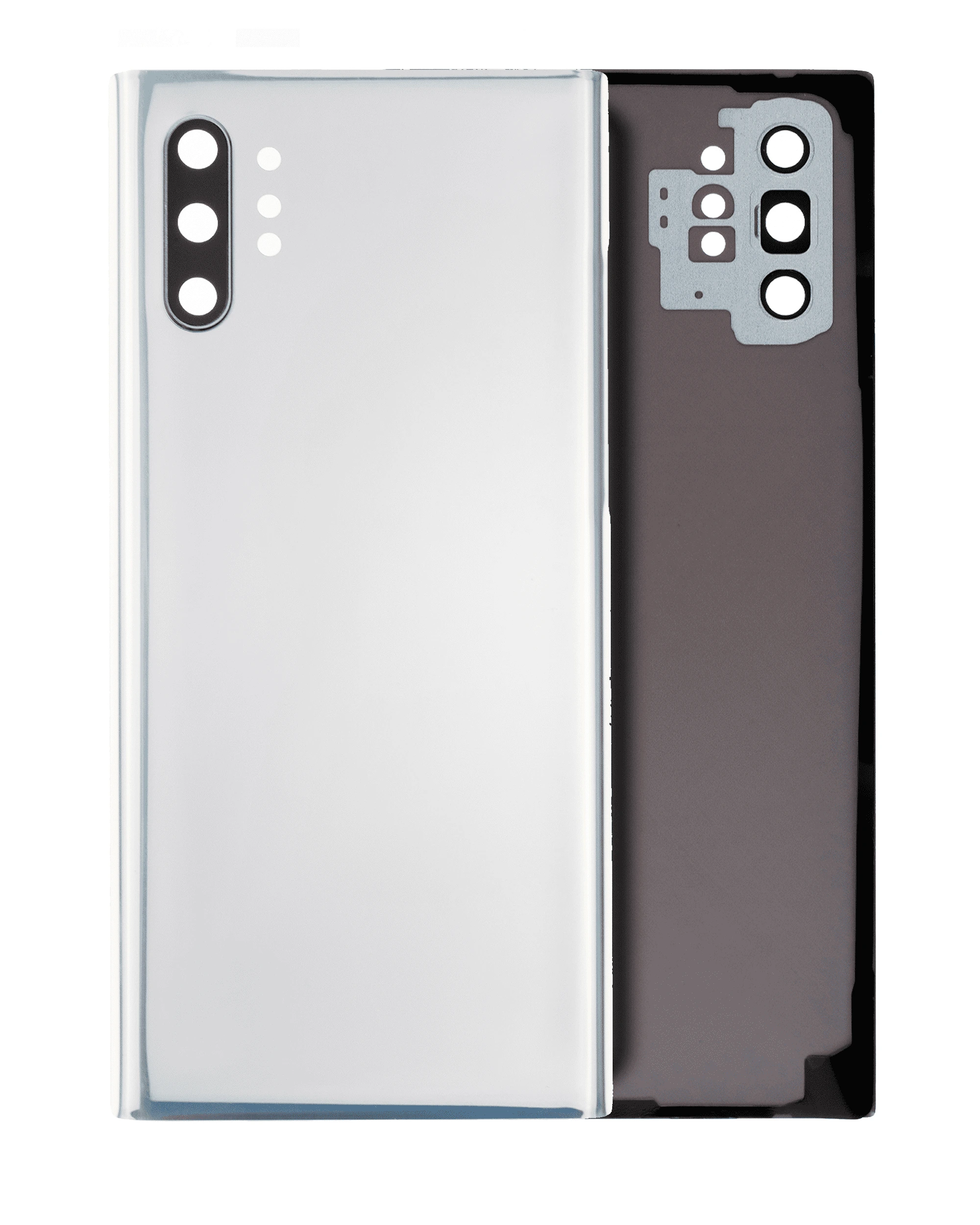 vetro cover posteriore con Vetro fotocamera per Samsung Galaxy Note 10 Plus / 5G (No Logo) (Aura Bianco)