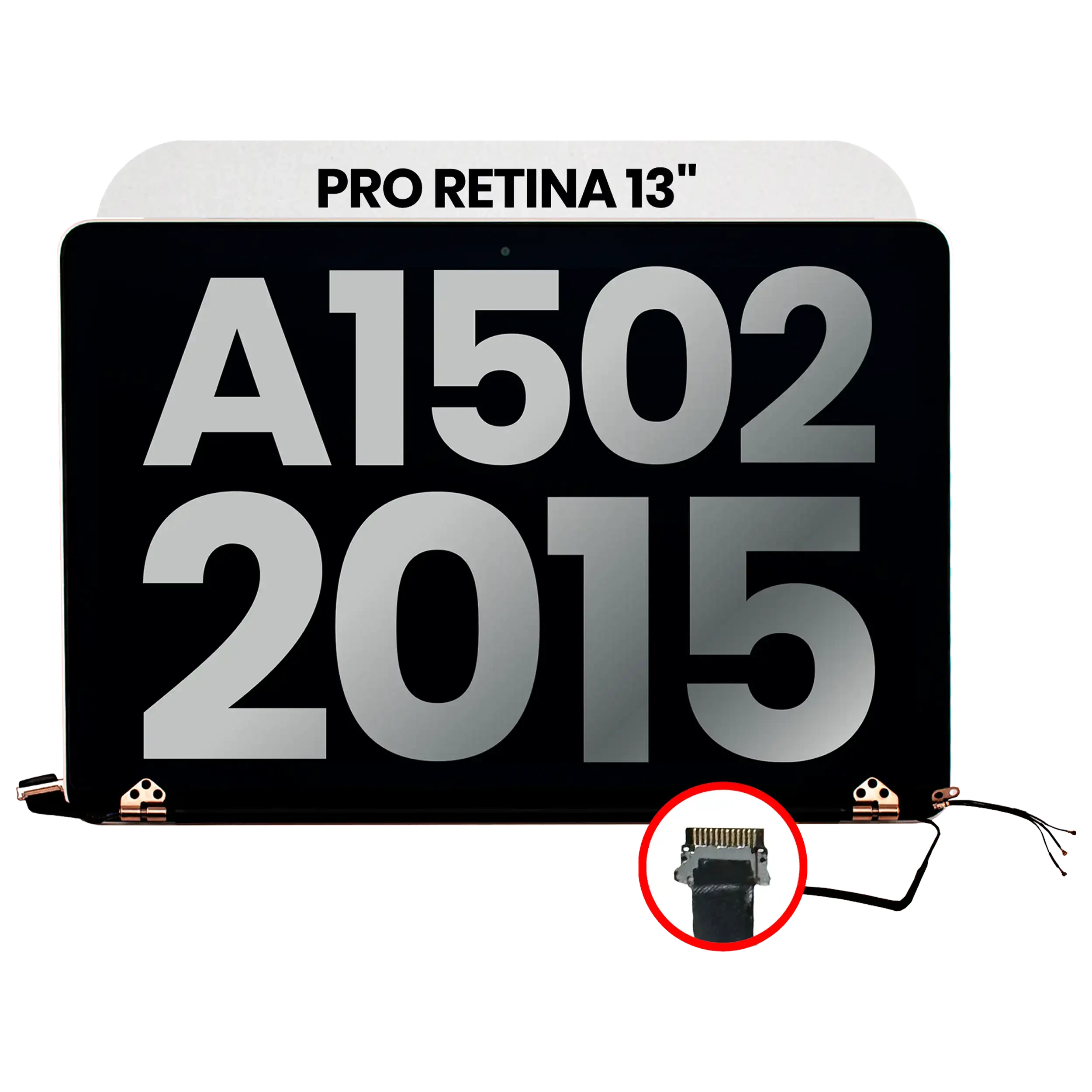 Display LCD completo per MacBook Pro 13" A1502 (2015) (Used Service Pack Pull: grado A)